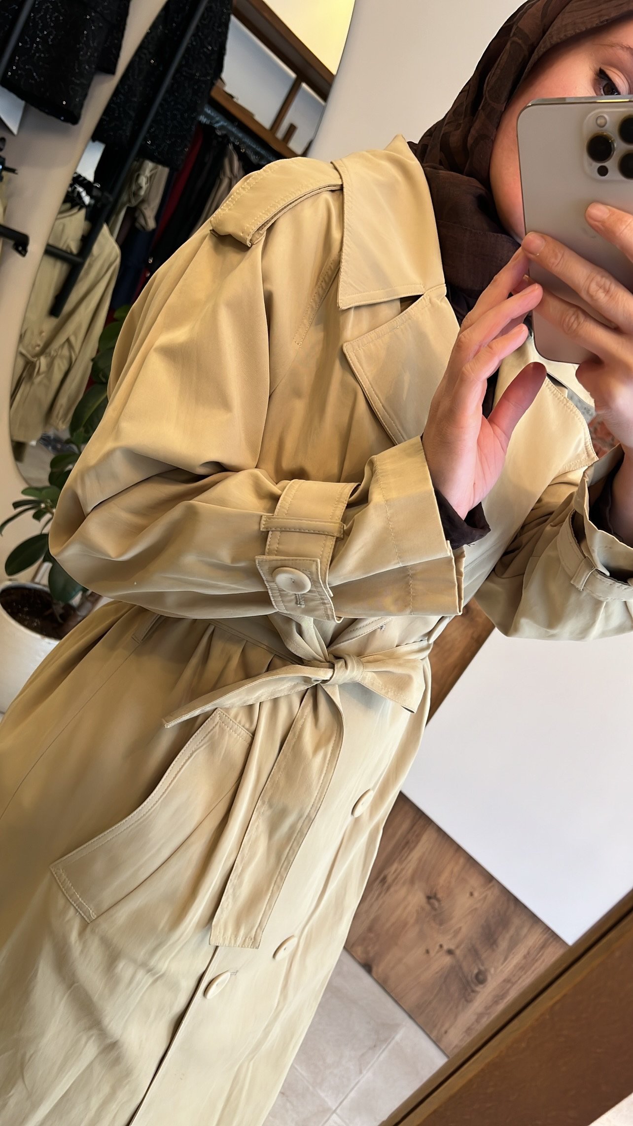 Allerli kruvaze trençkot bal köpüğü CEREMONY