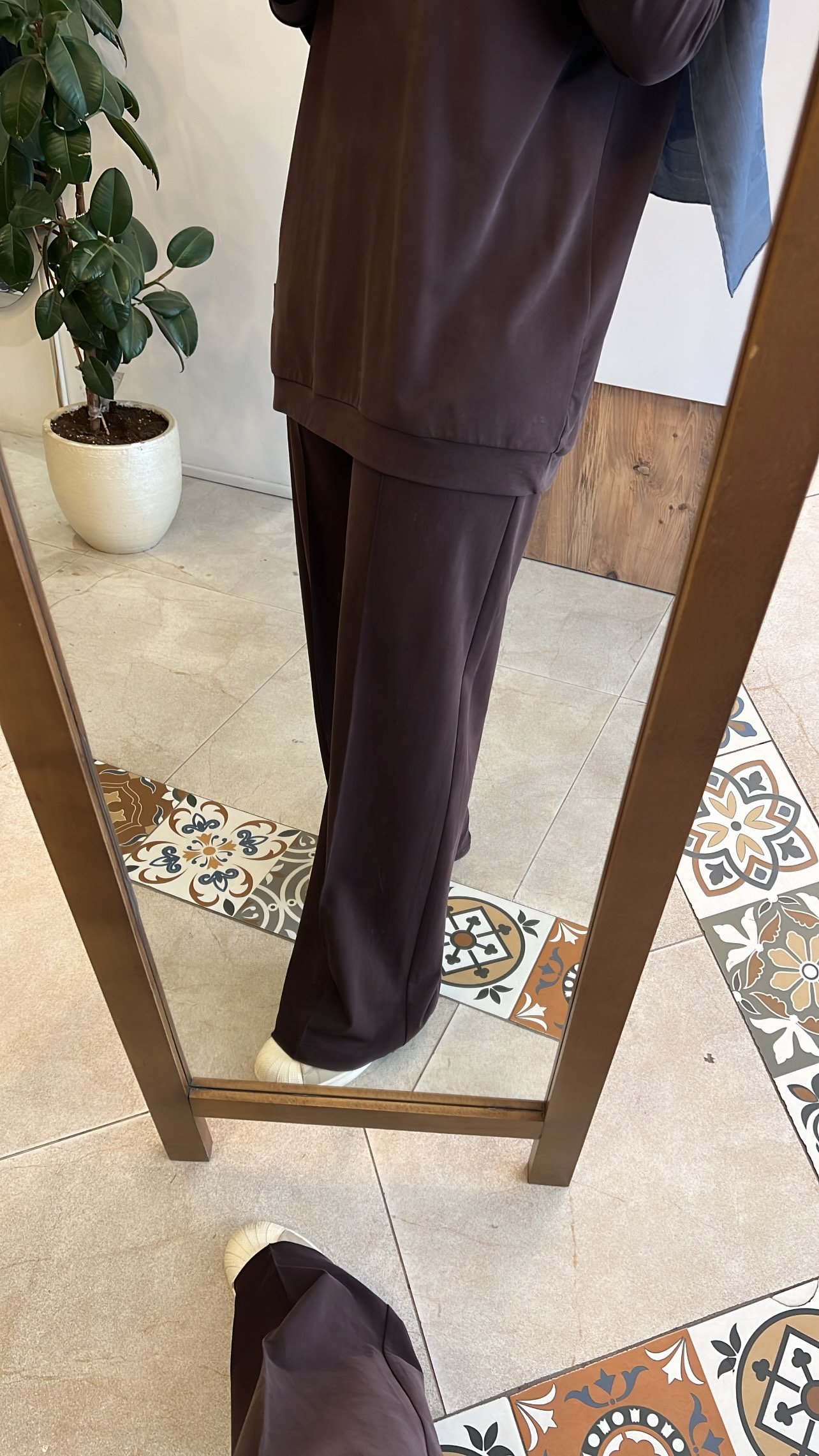 Arma detaylı bambu takım kahve CEREMONY