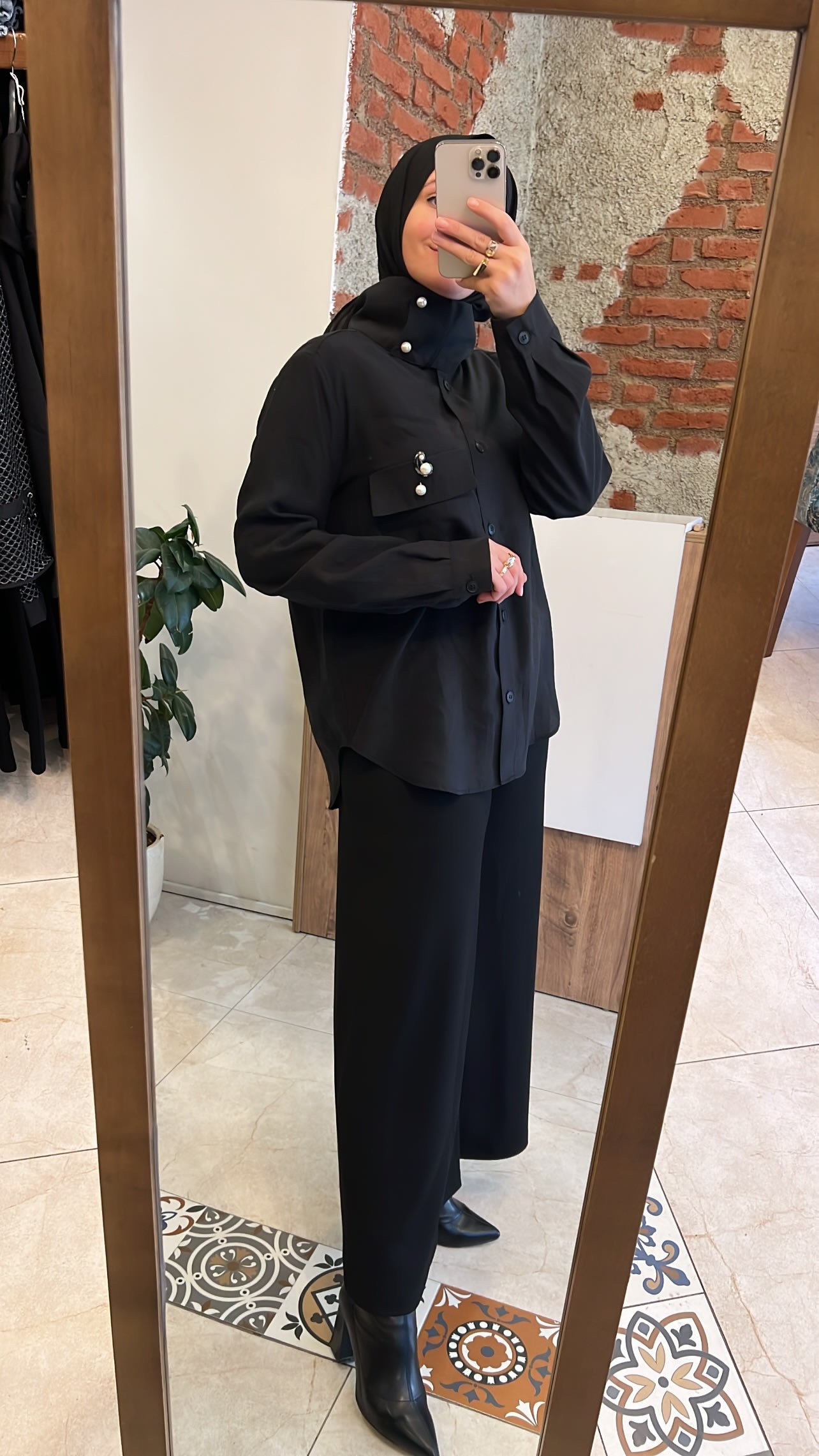 Armani bluz siyah YEŞİM ÖZCAN