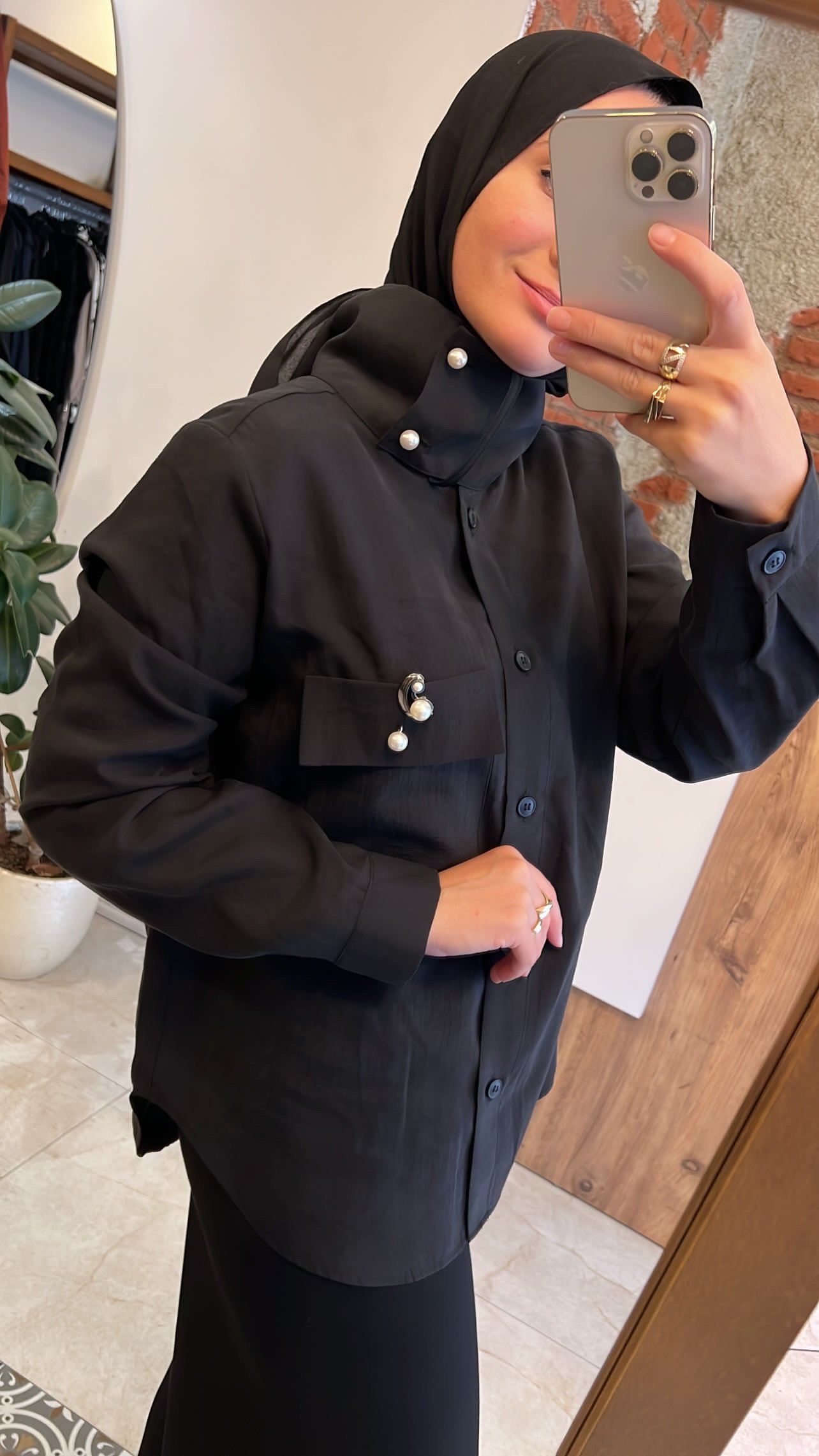 Armani bluz siyah YEŞİM ÖZCAN