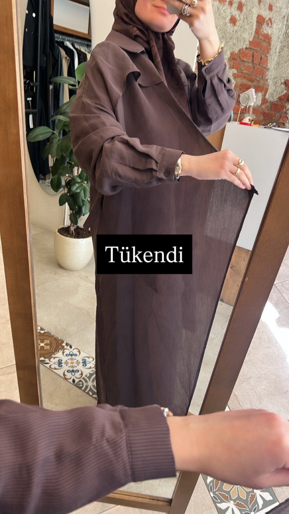 Arsen kimono kahve QOOQ