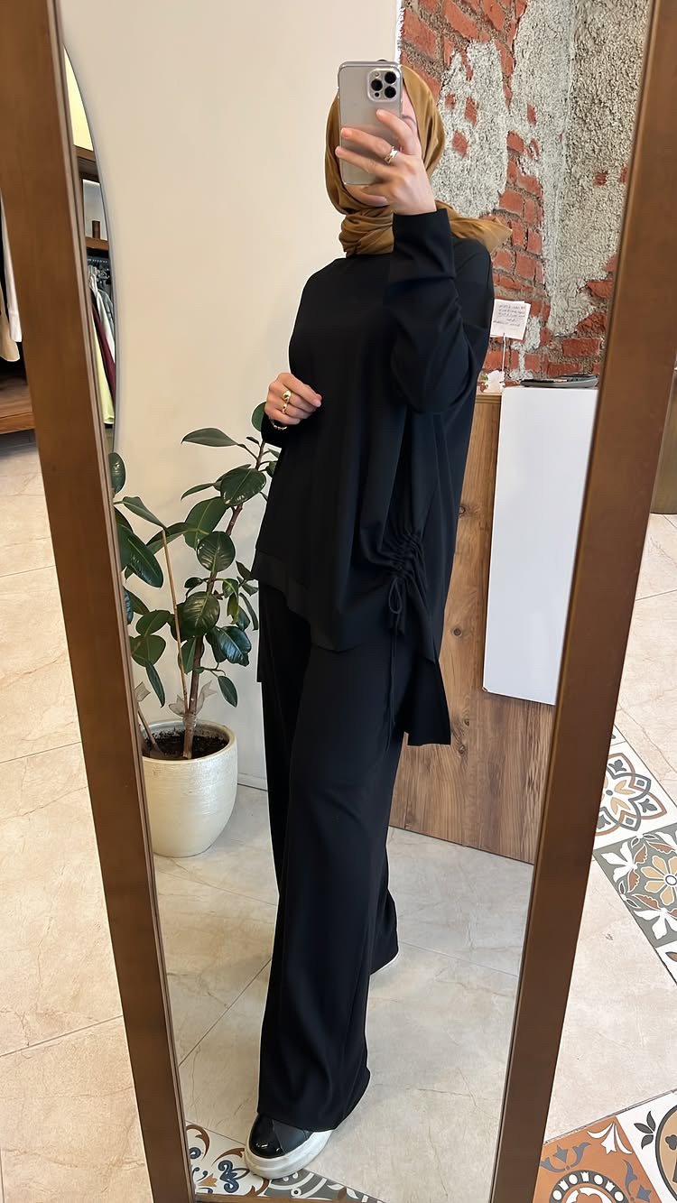 Bambu Kumaş İkli Takım Siyah CEremony