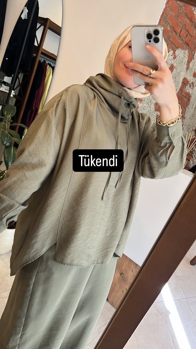 Berry Bluz Haki QOOQ Store