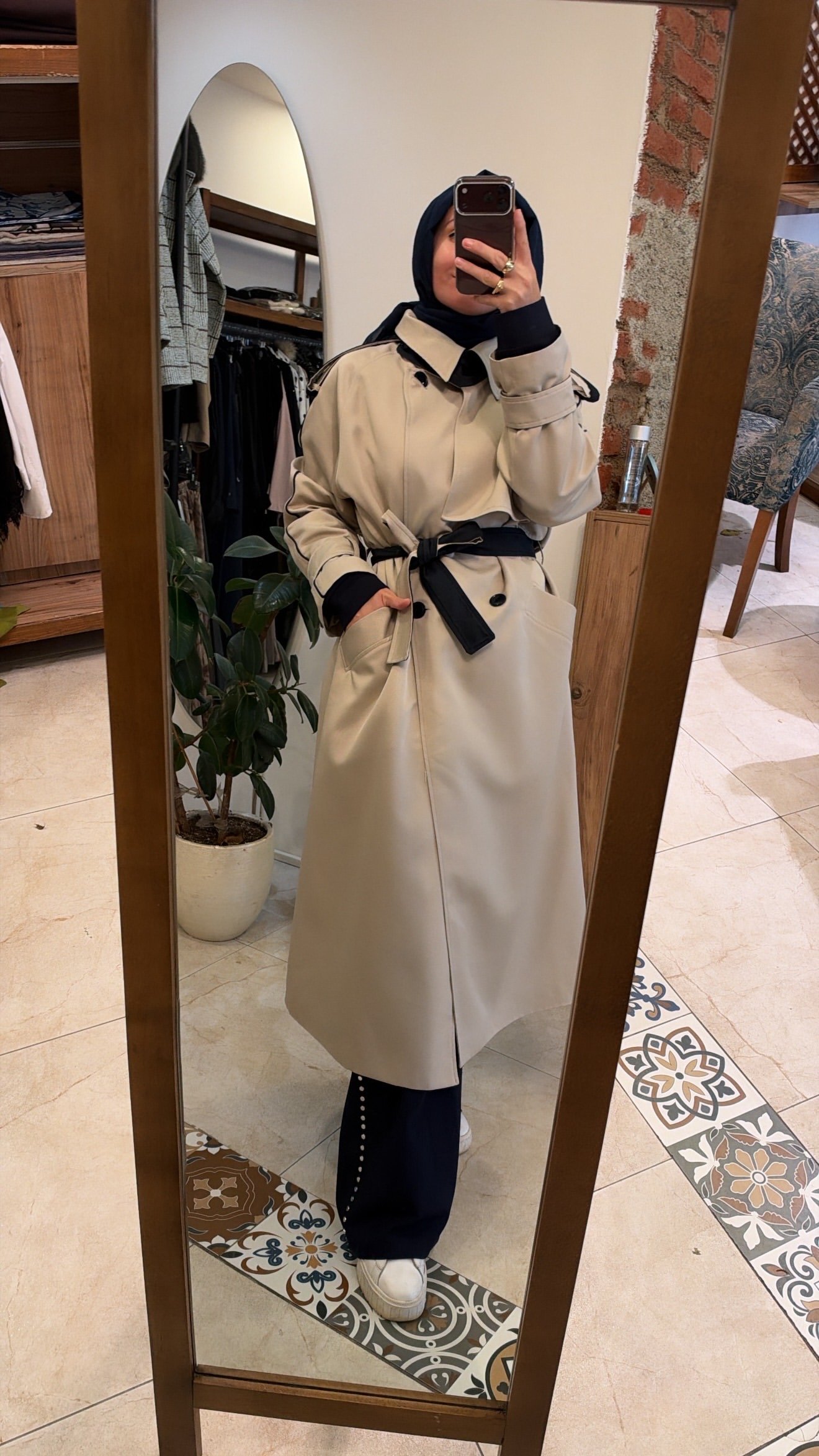 Biyeli trench QOOQ