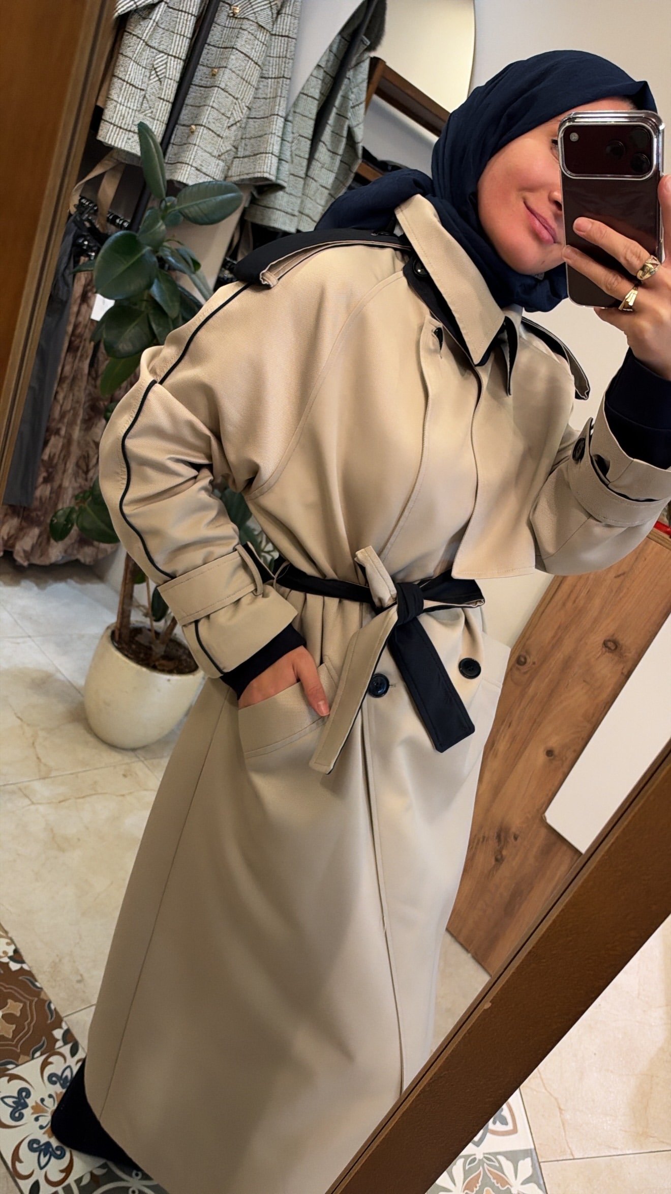 Biyeli trench QOOQ