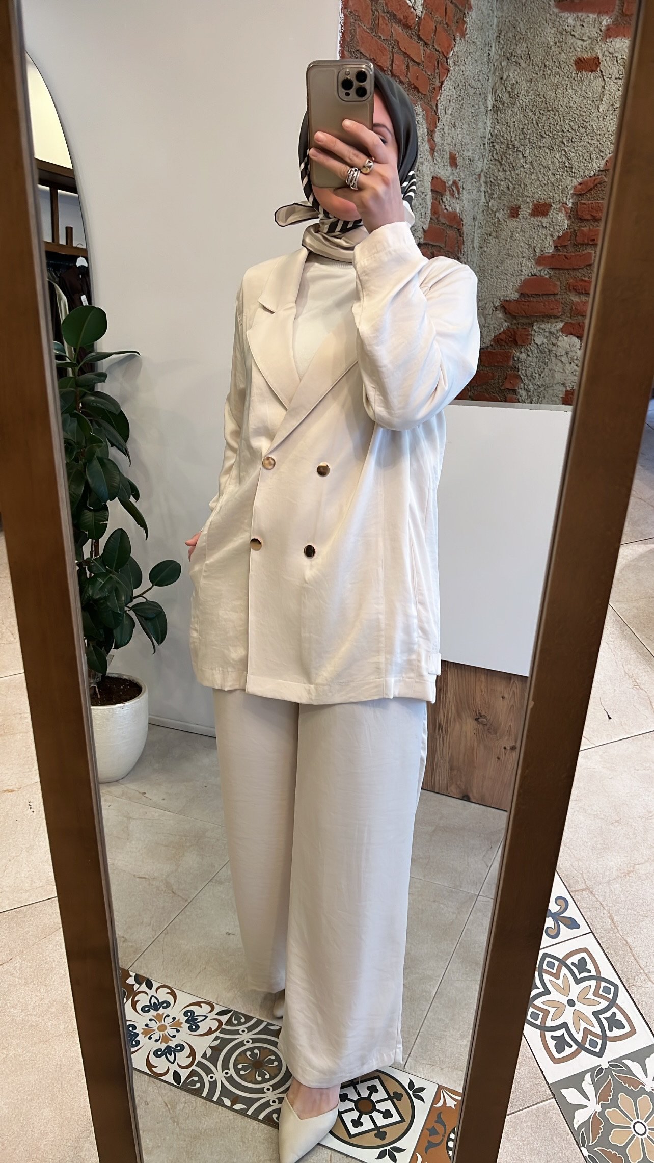 Bol paça sapphire pantolon vanilya CEREMONY