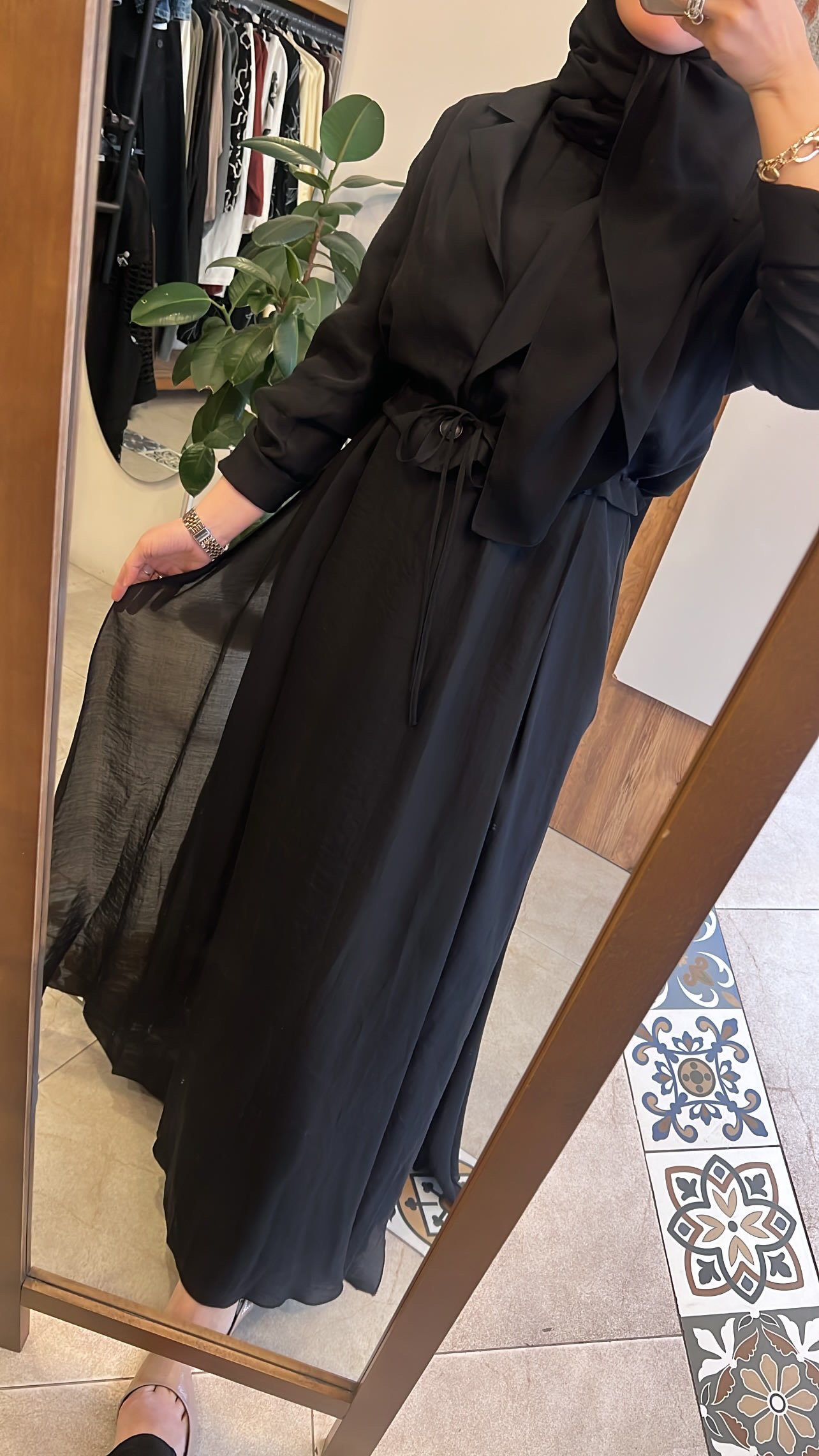 Bolerolu kolsuz elbise siyah CEREMONY 