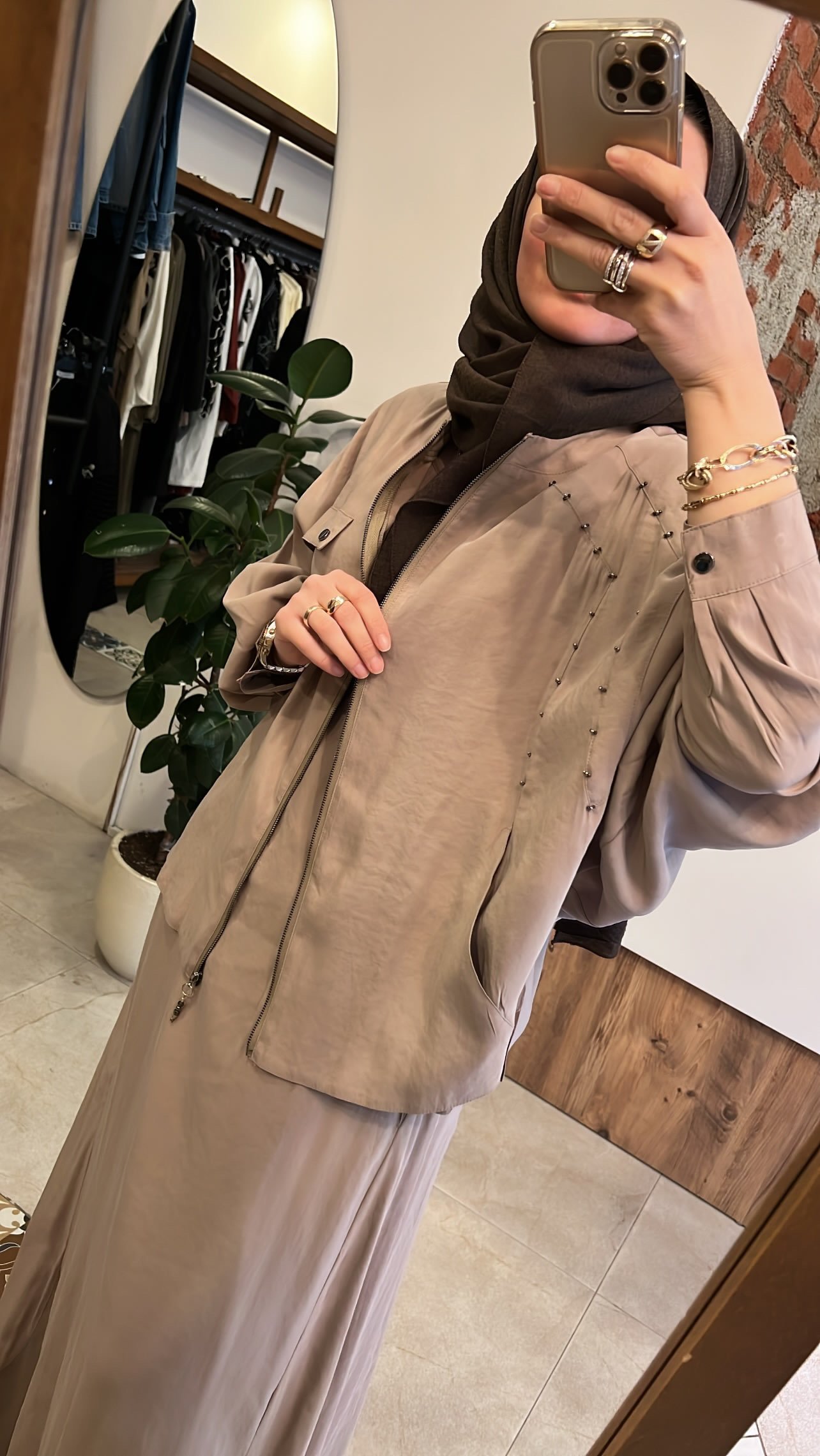 Boncuk detaylı bolerolu elbise CEREMONY