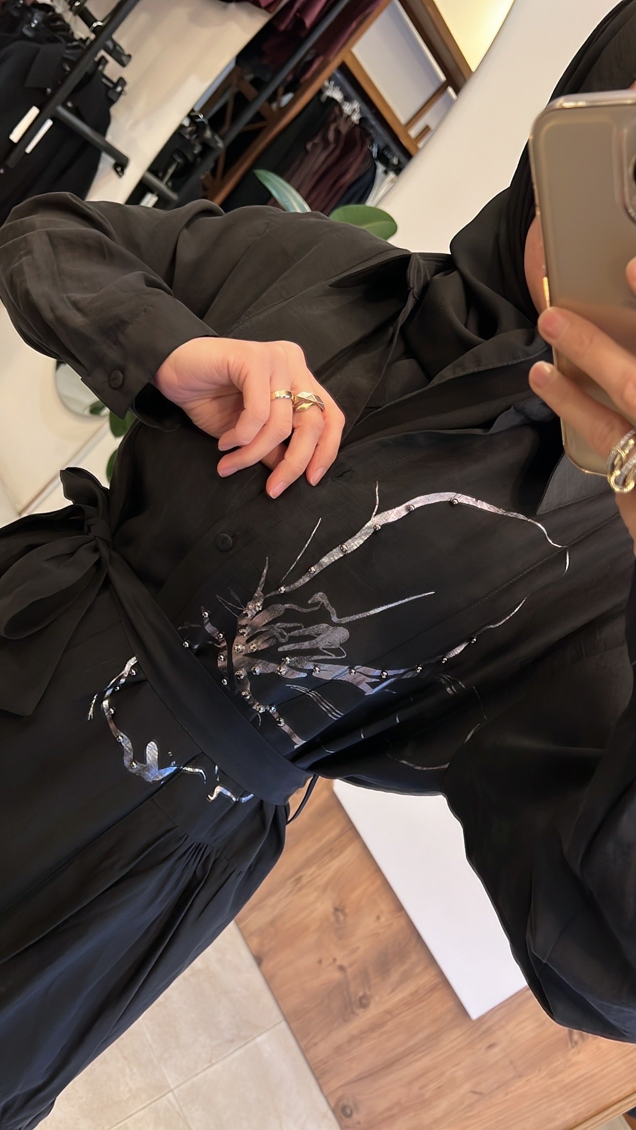 Büzgü detaylı safari kap siyah CEREMONY