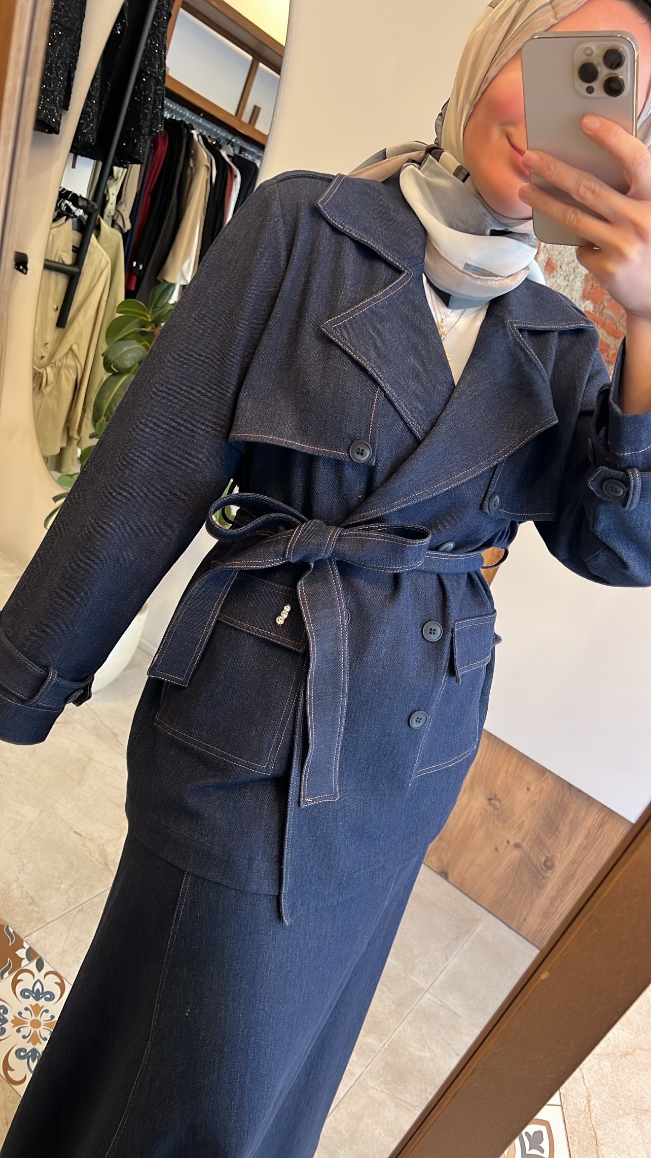 Cepli denım takım MİSS DALİDA 