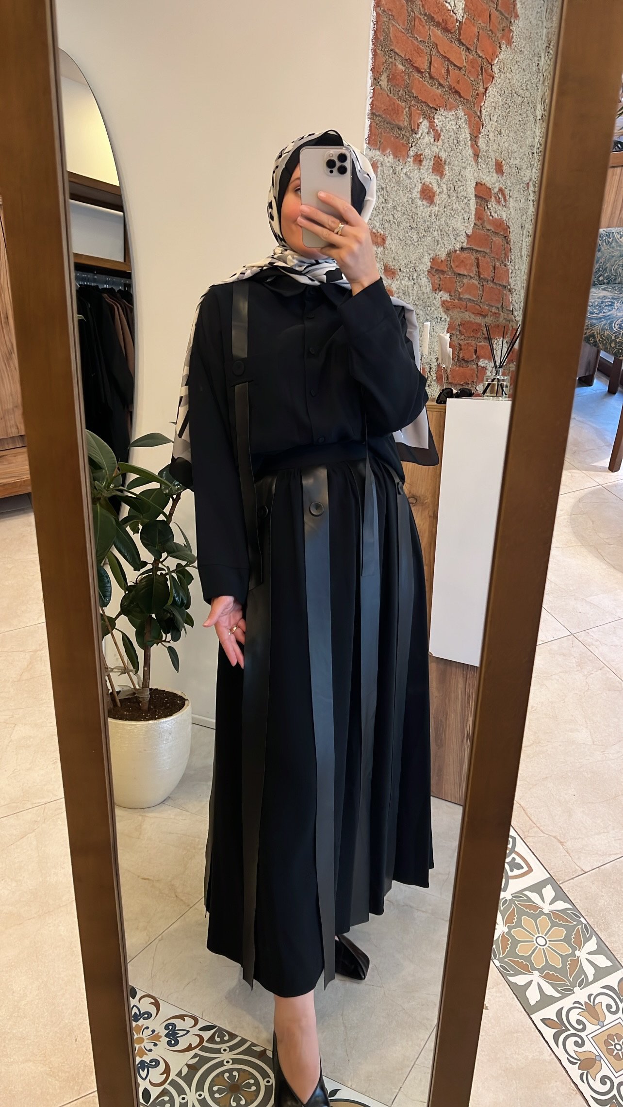 CEREMONY anjelik omuzdan deri askı detaylı tunik