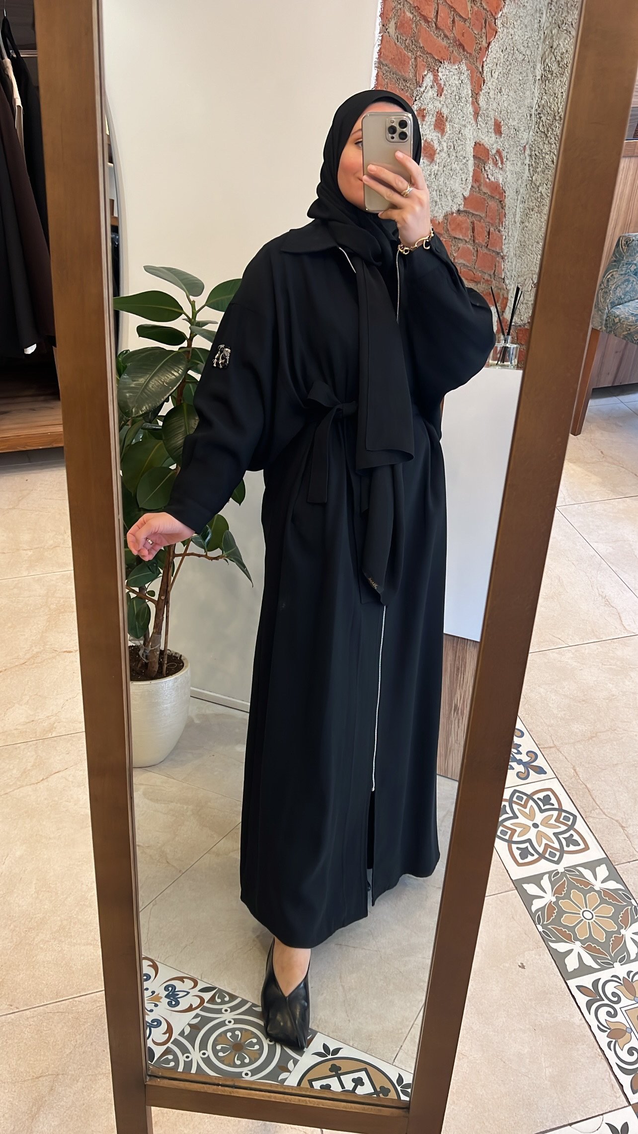 Ceremony Anjelik önden fermuarlı kap