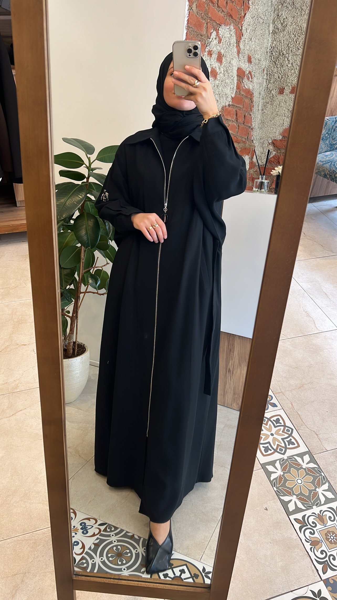 Ceremony Anjelik önden fermuarlı kap