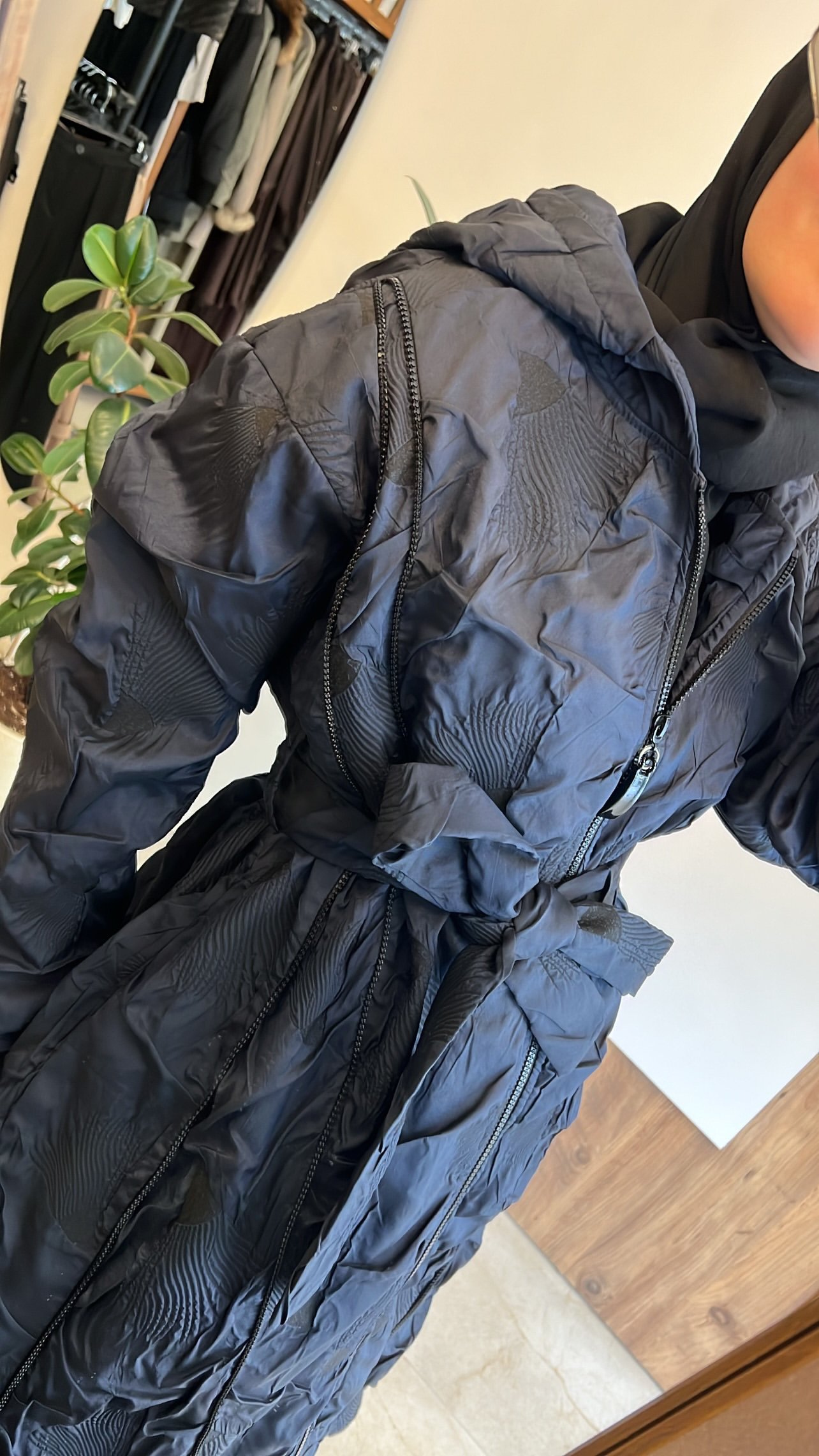 CEREMONY kap santana çok fermuarlı kap lacivert