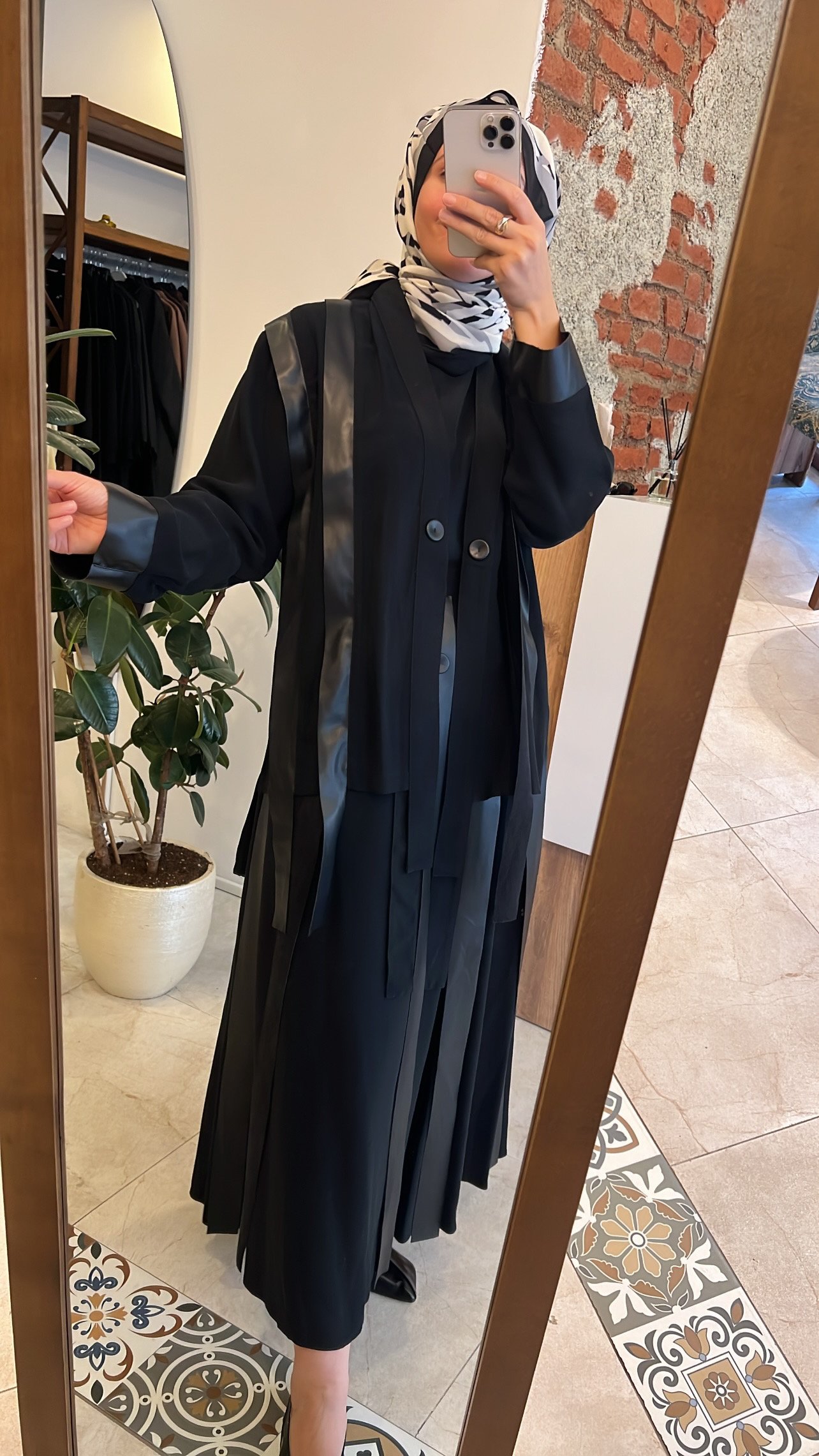 CEREMONY önden bağlamalı saçaklı ceket 