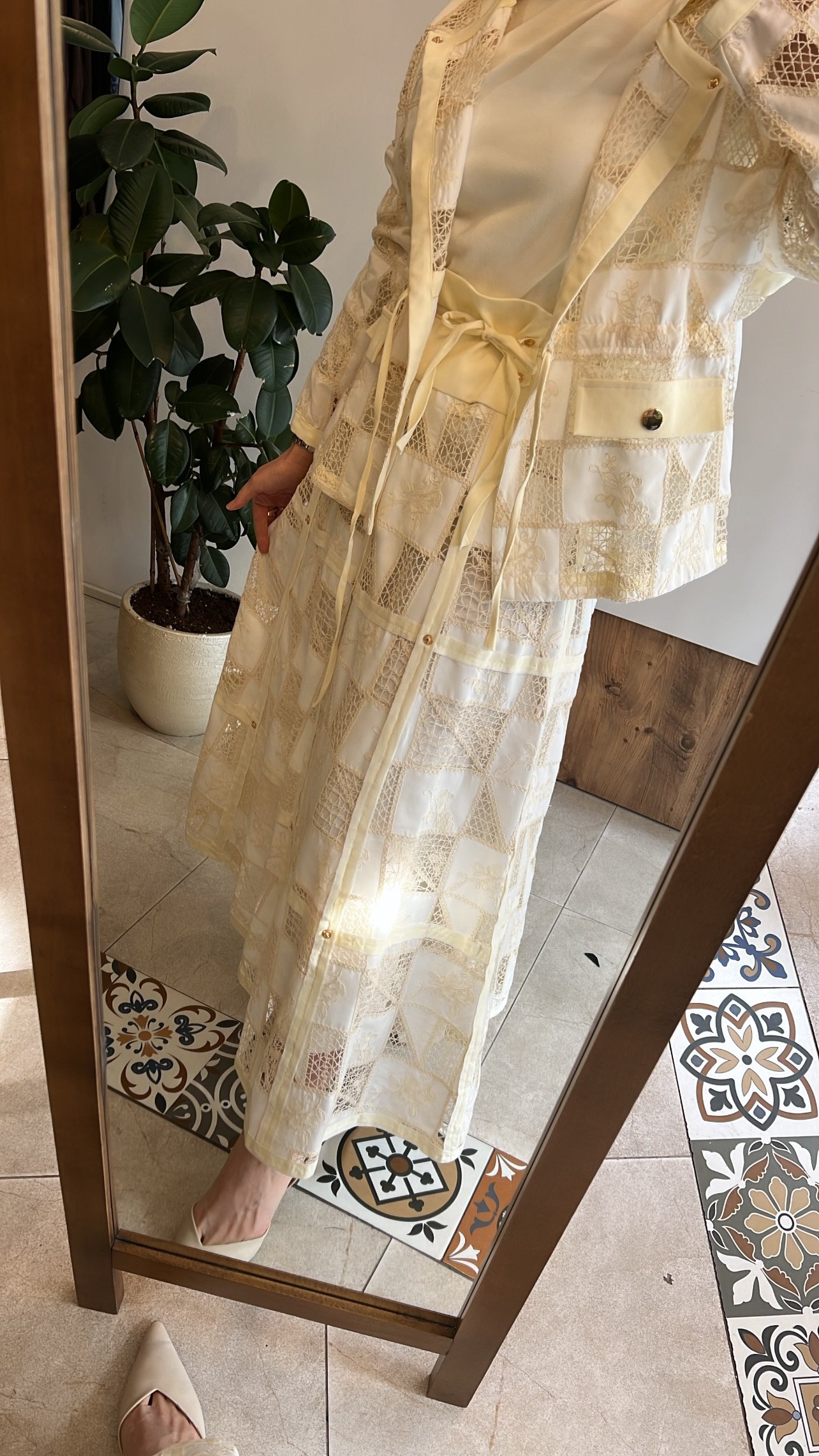 çiçek nakışlı etek CEREMONY