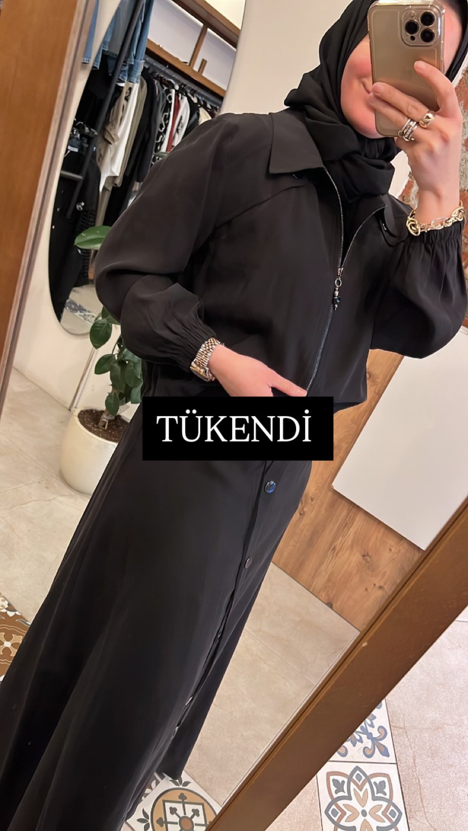 Çıt çıt detaylı bolerolu elbise siyah CEREMONY