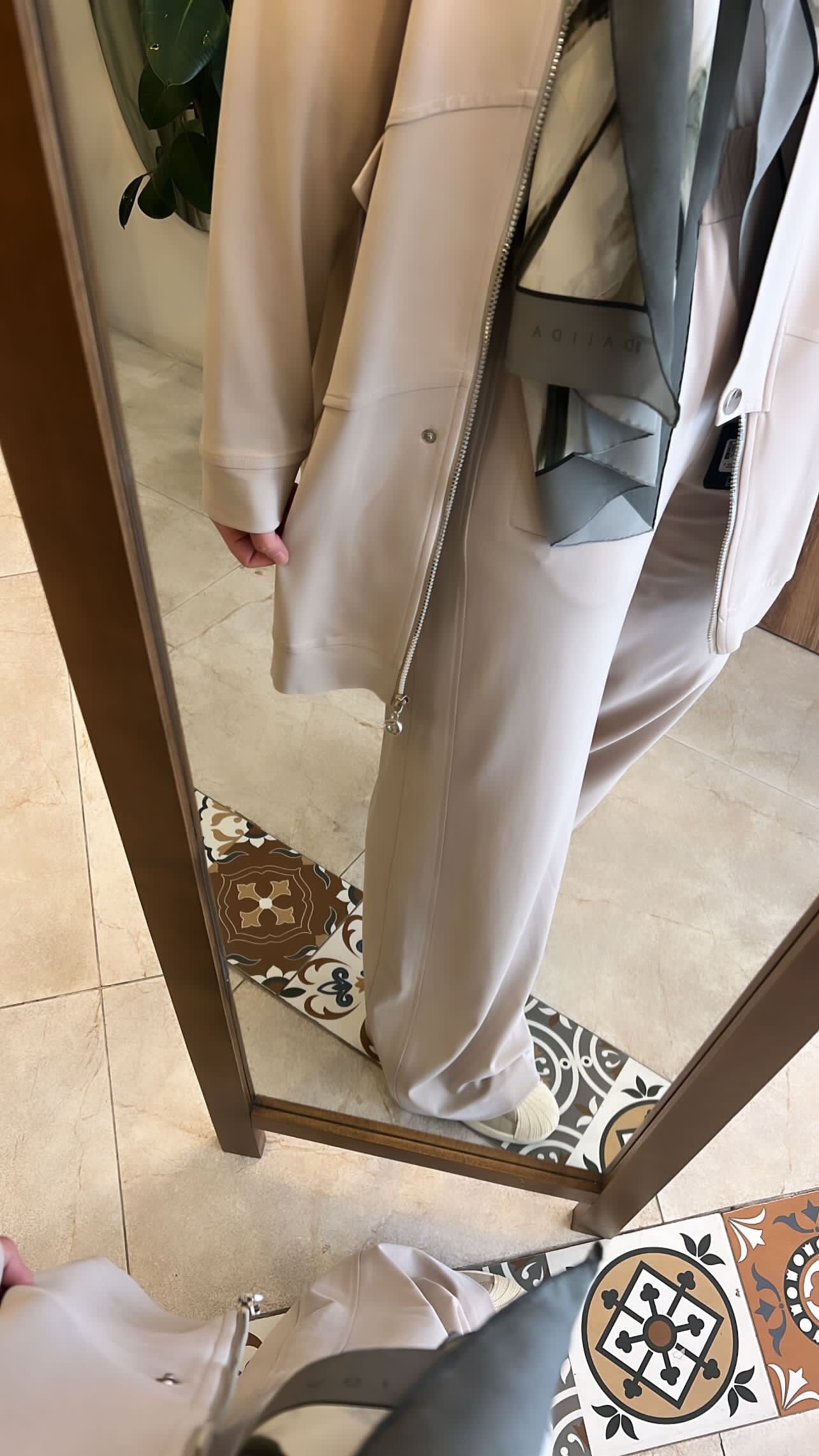 Çıt çıt detaylı pantolonlu tensel takım taş CEREMONY