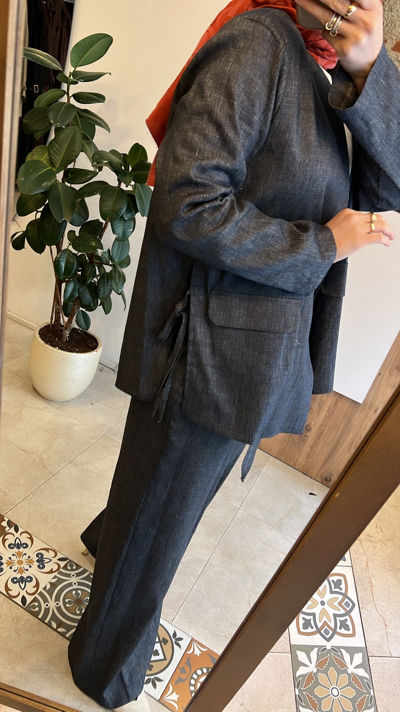 Denim keten ceket CEREMONY