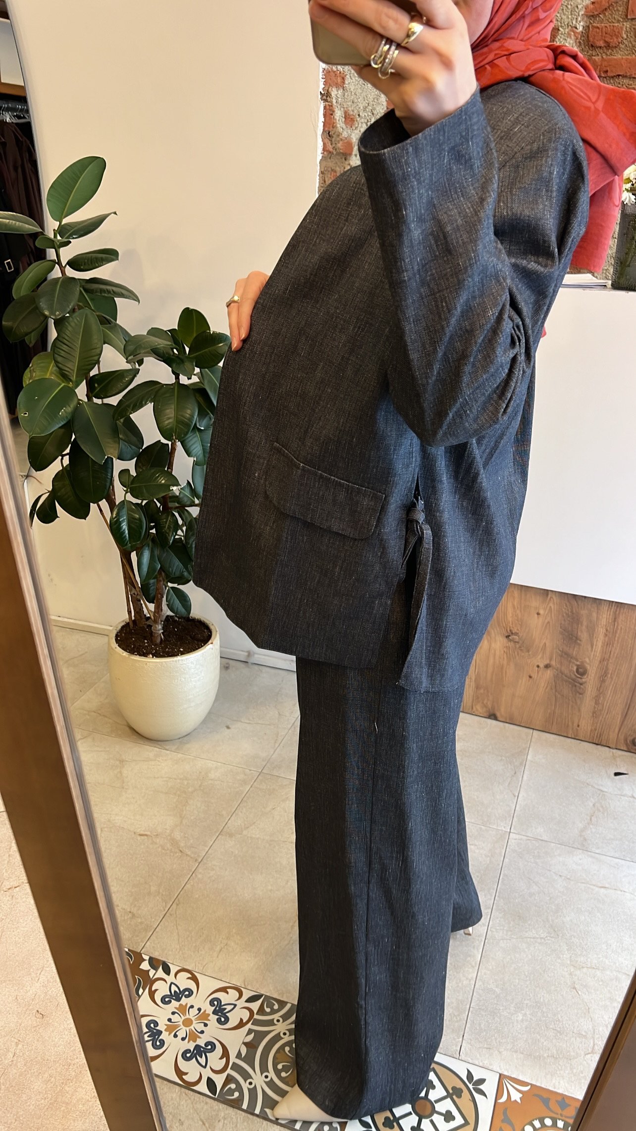 Denim keten ceket CEREMONY