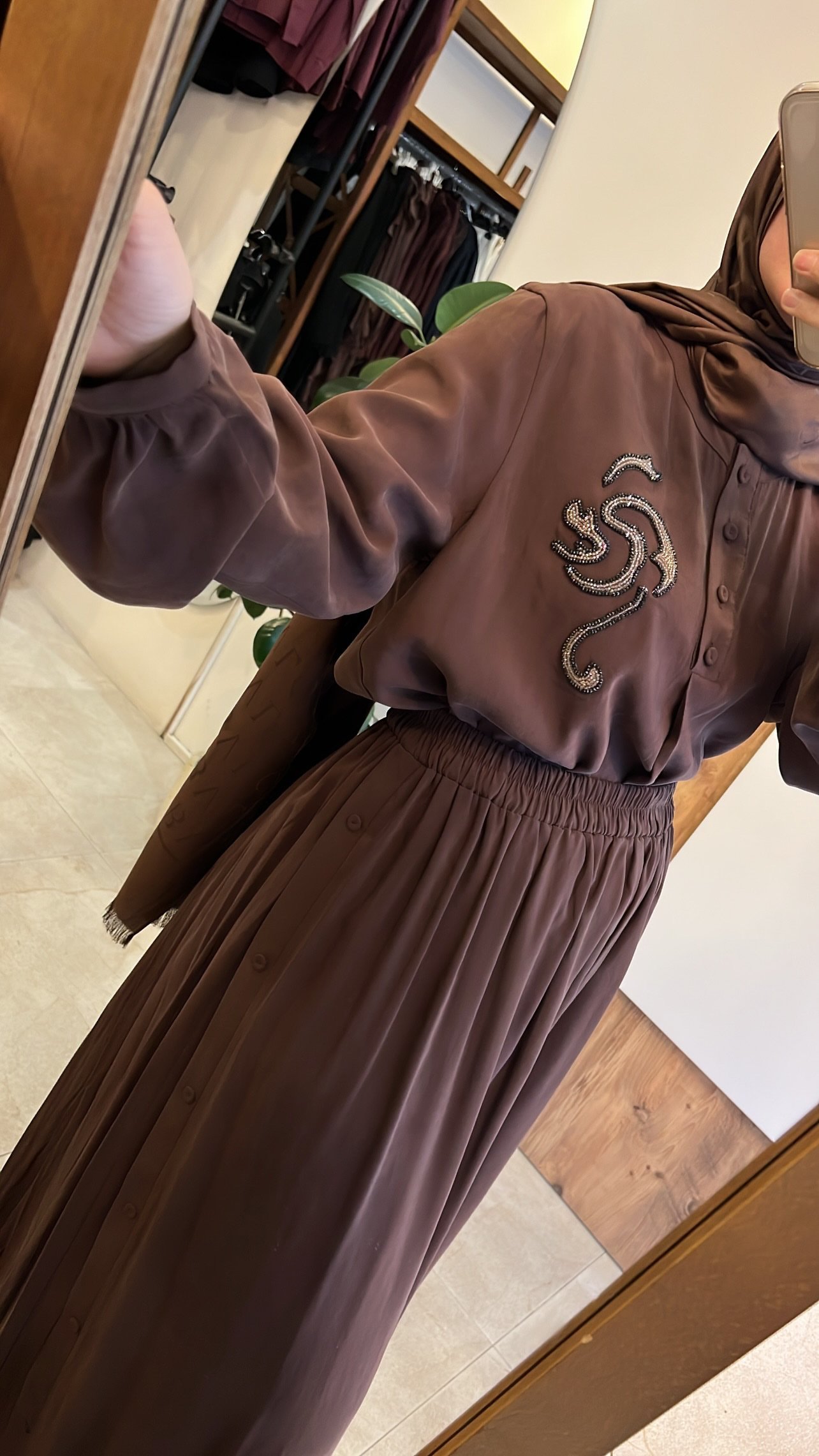 Etekli Modal takım kahve CEREMONY 