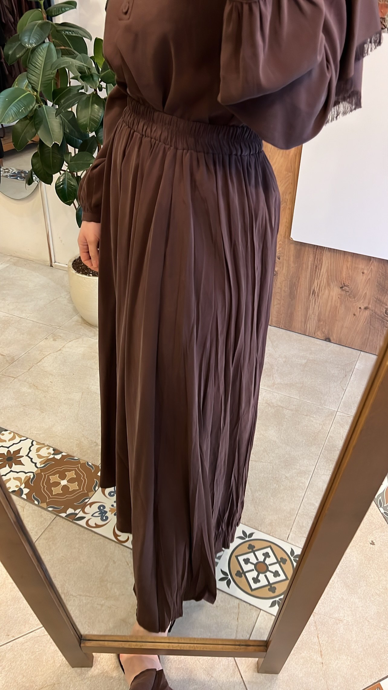 Etekli Modal takım kahve CEREMONY 