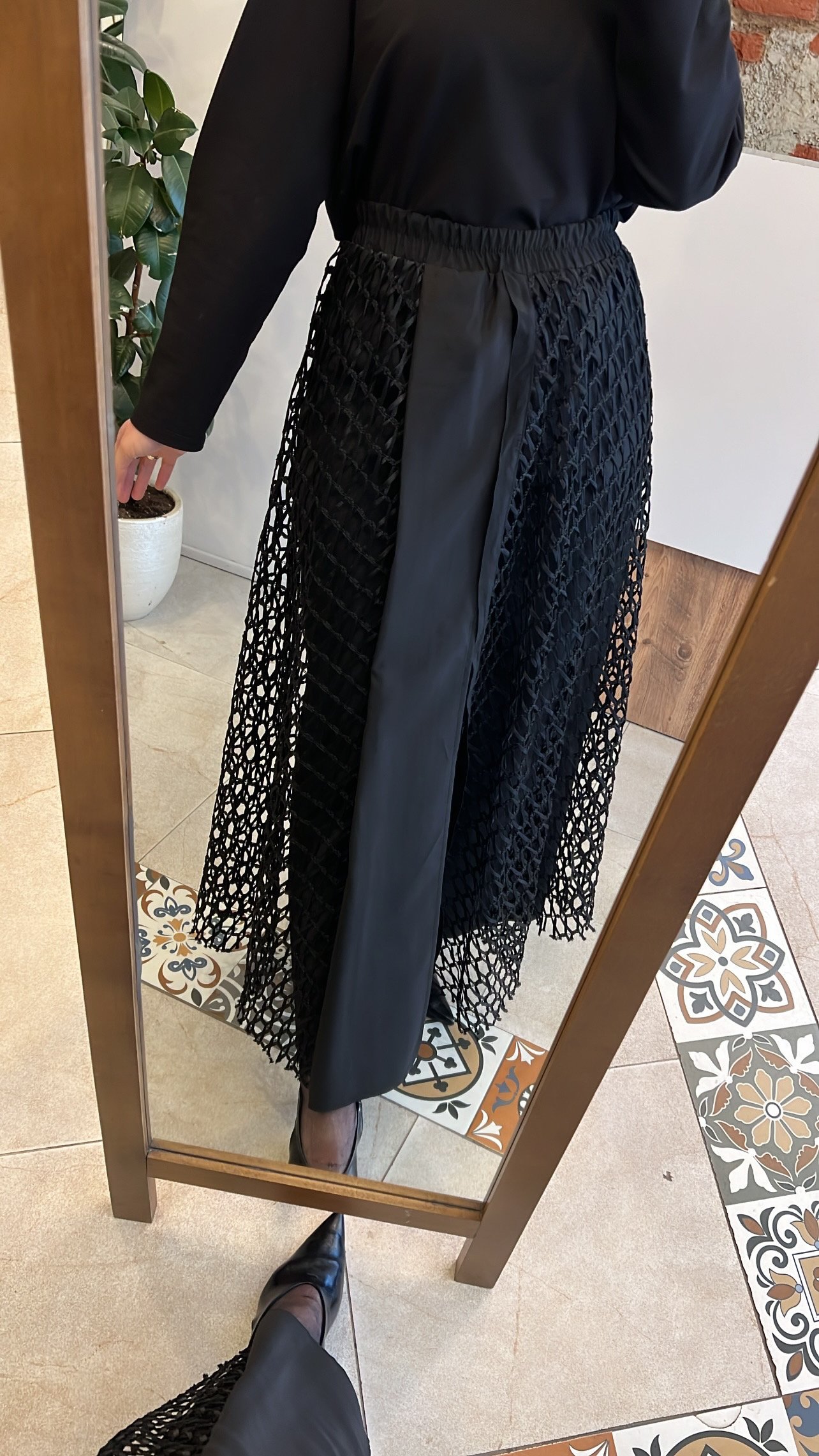 File detaylı pantolon CEREMONY