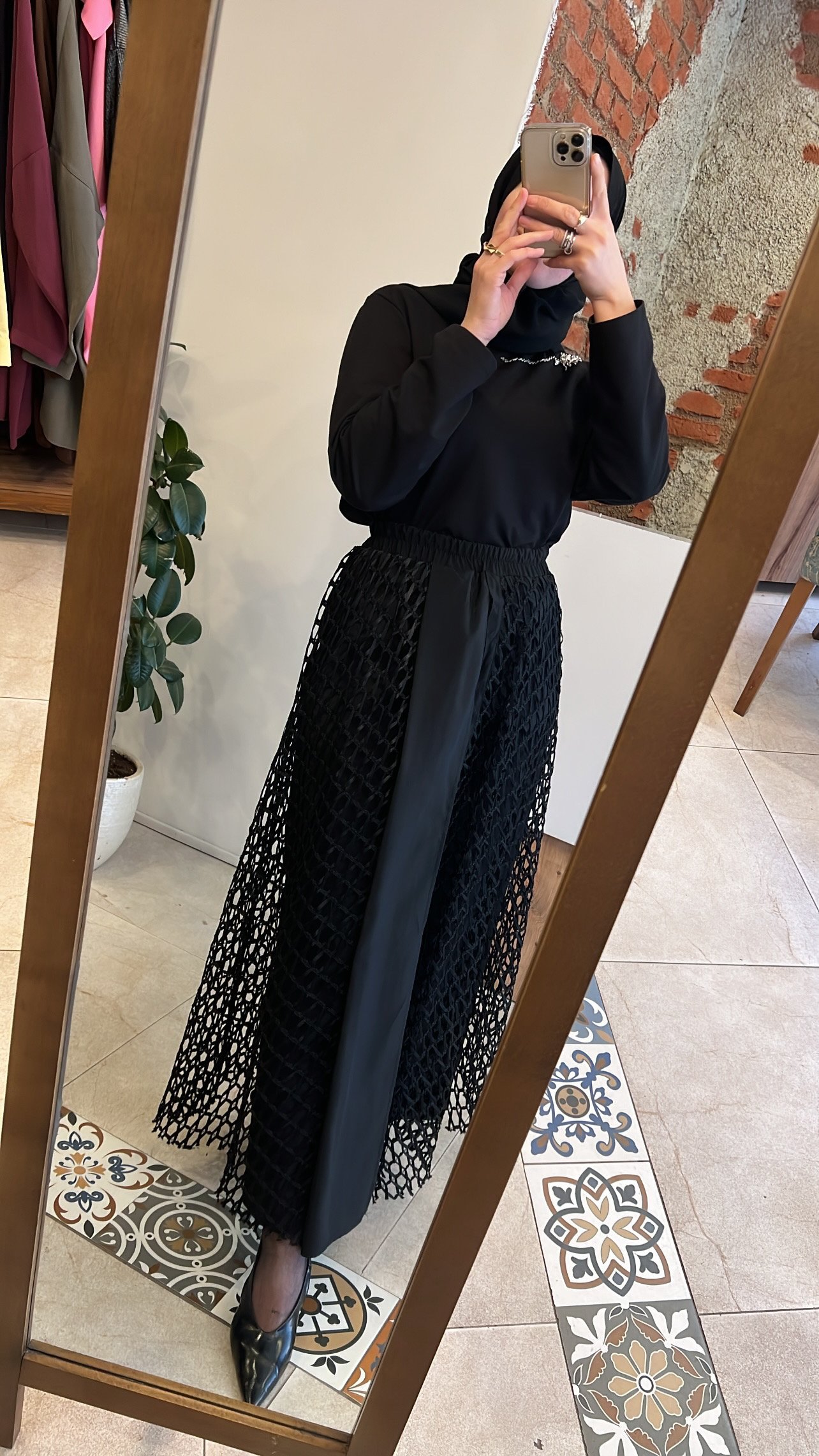 File detaylı pantolon CEREMONY