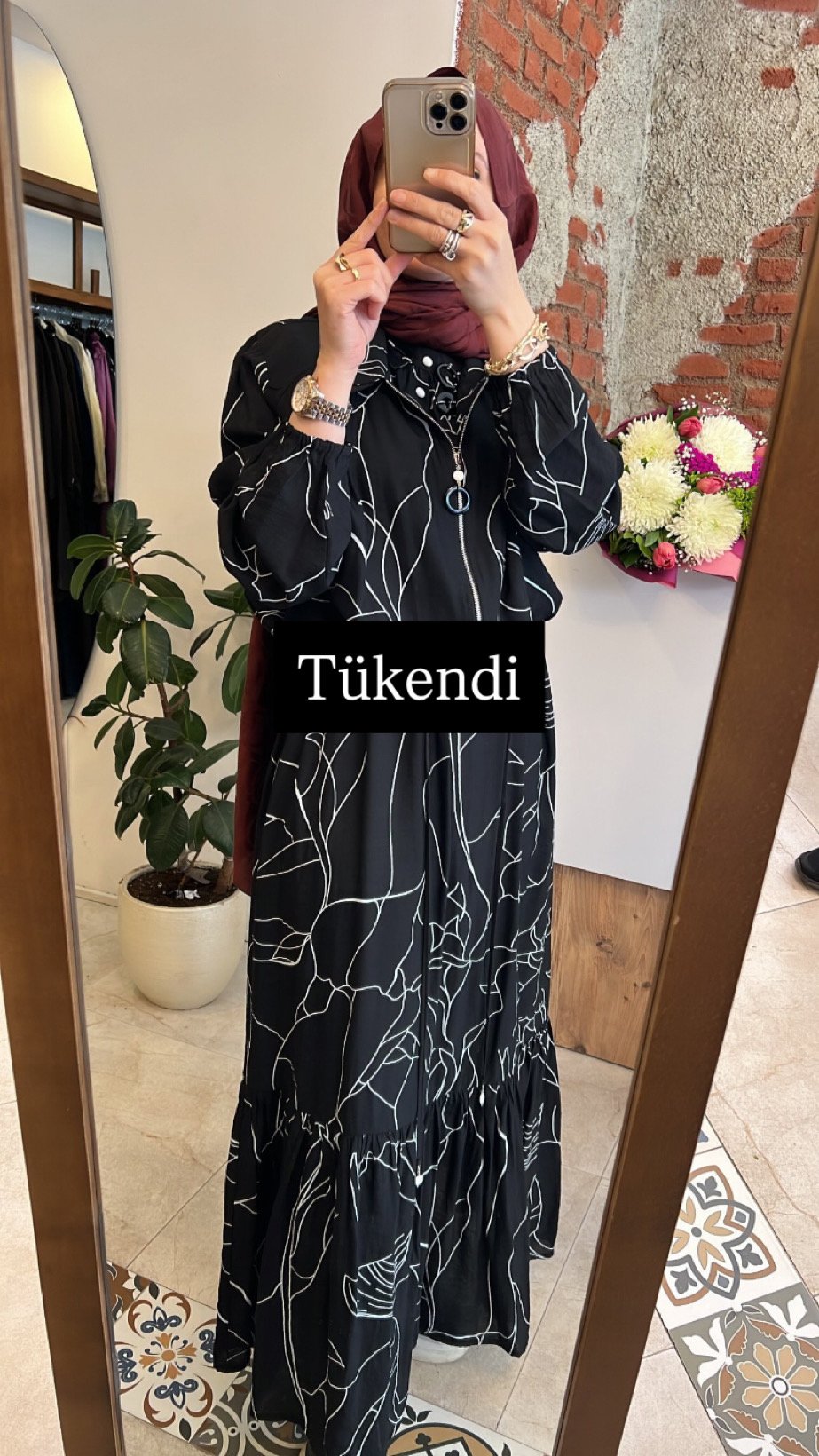 Halka aksesuar detaylı elbise CEREMONY