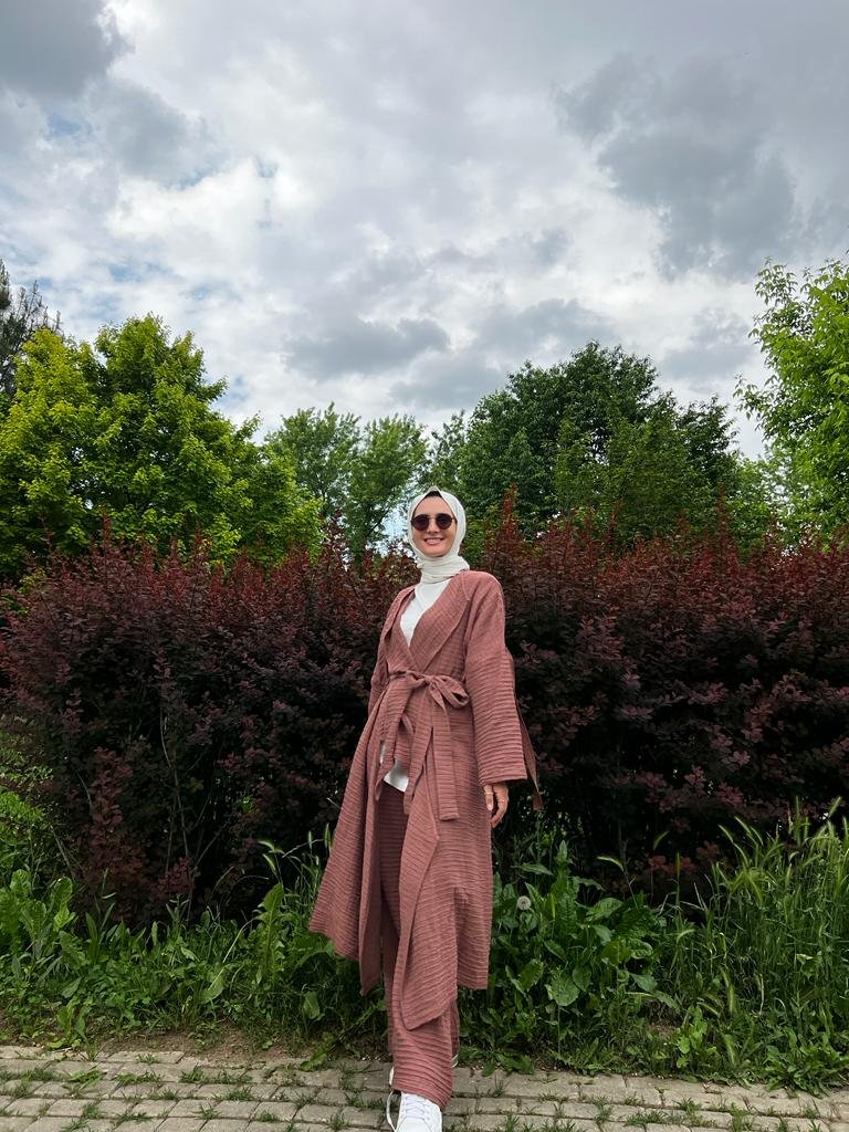 Kesik Müslin Kimono Takım QOOQ 