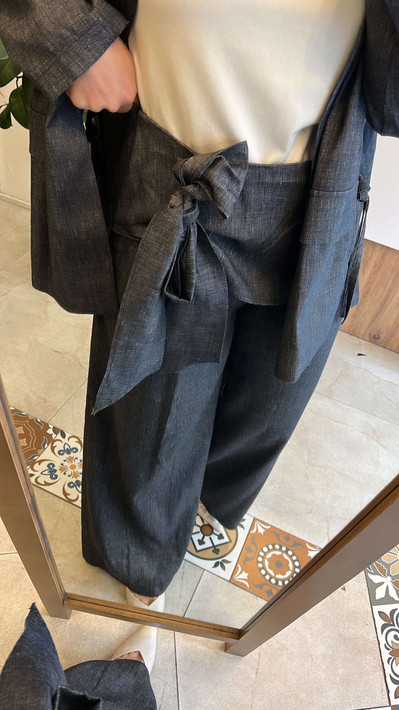 Keten denim pantolon CEREMONY 