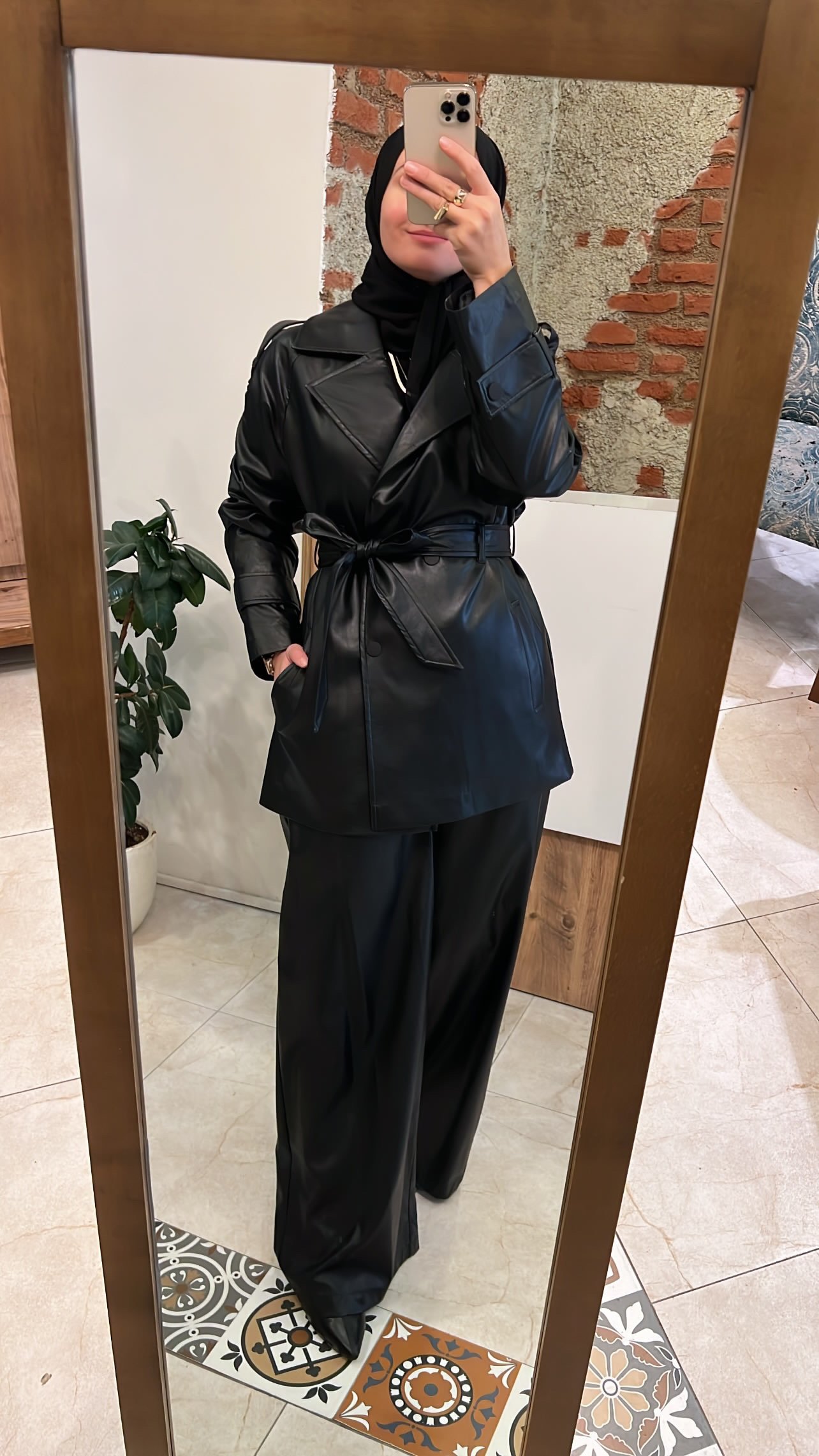 Kısa nero trençkot siyah CEREMONY