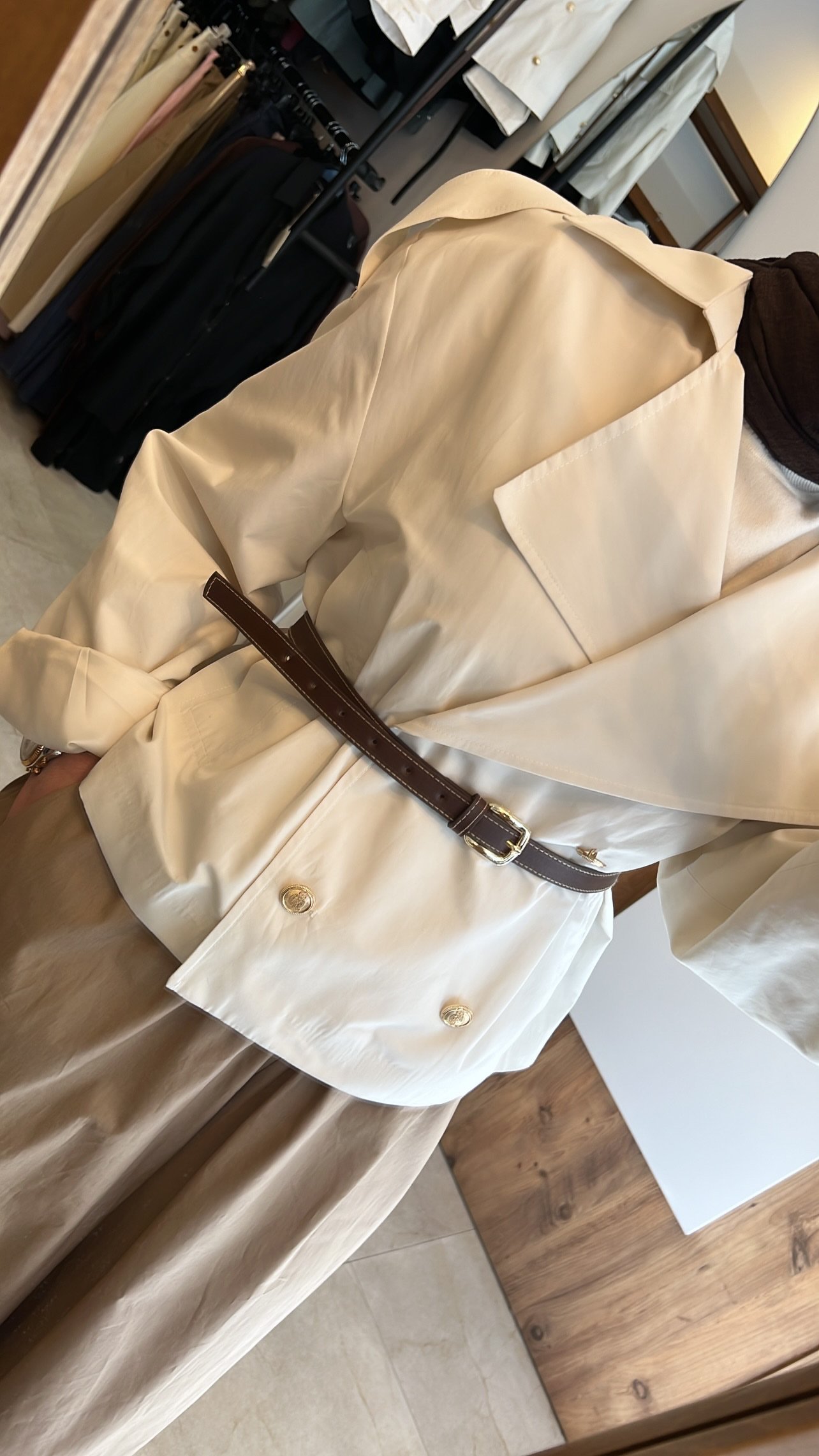 Kıva ceket taş rengi VENÖVE