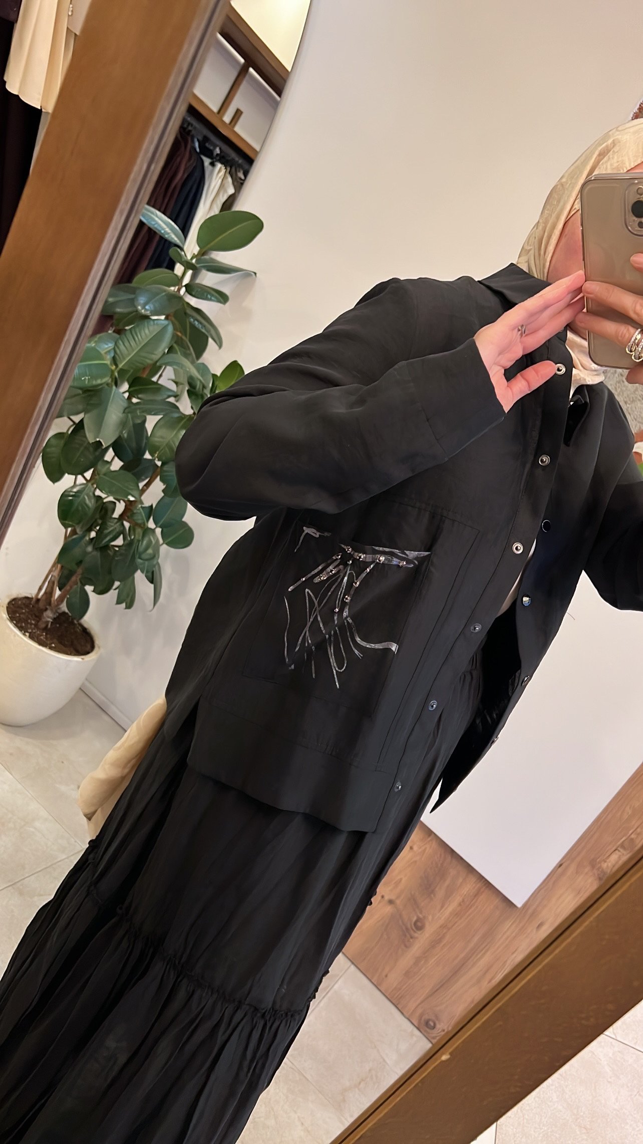 Kraşlı takım siyah CEREMONY