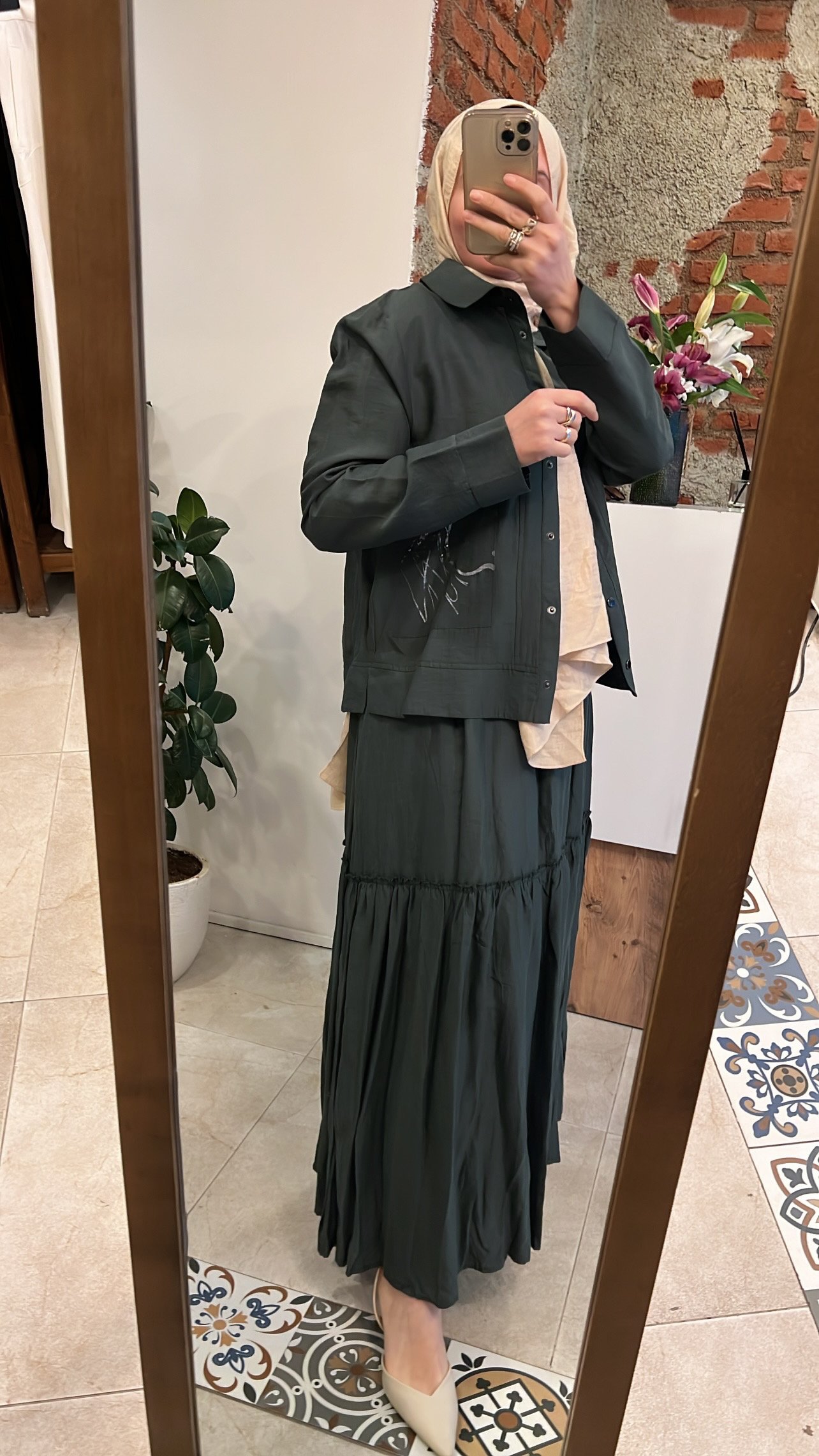 Kraşlı takım yeşil CEREMONY