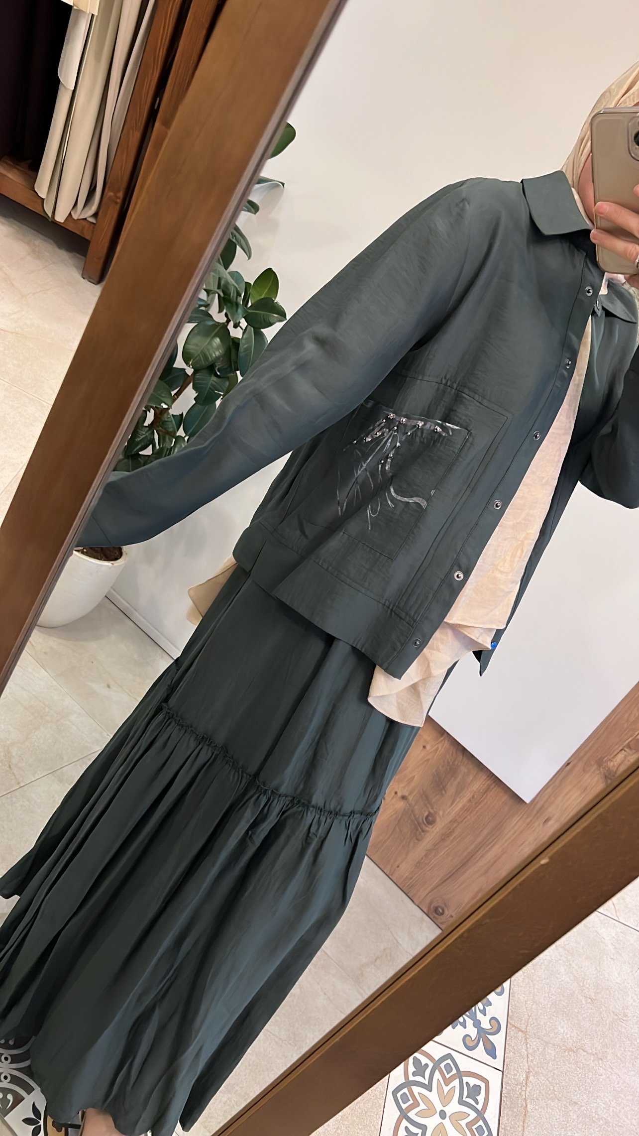 Kraşlı takım yeşil CEREMONY