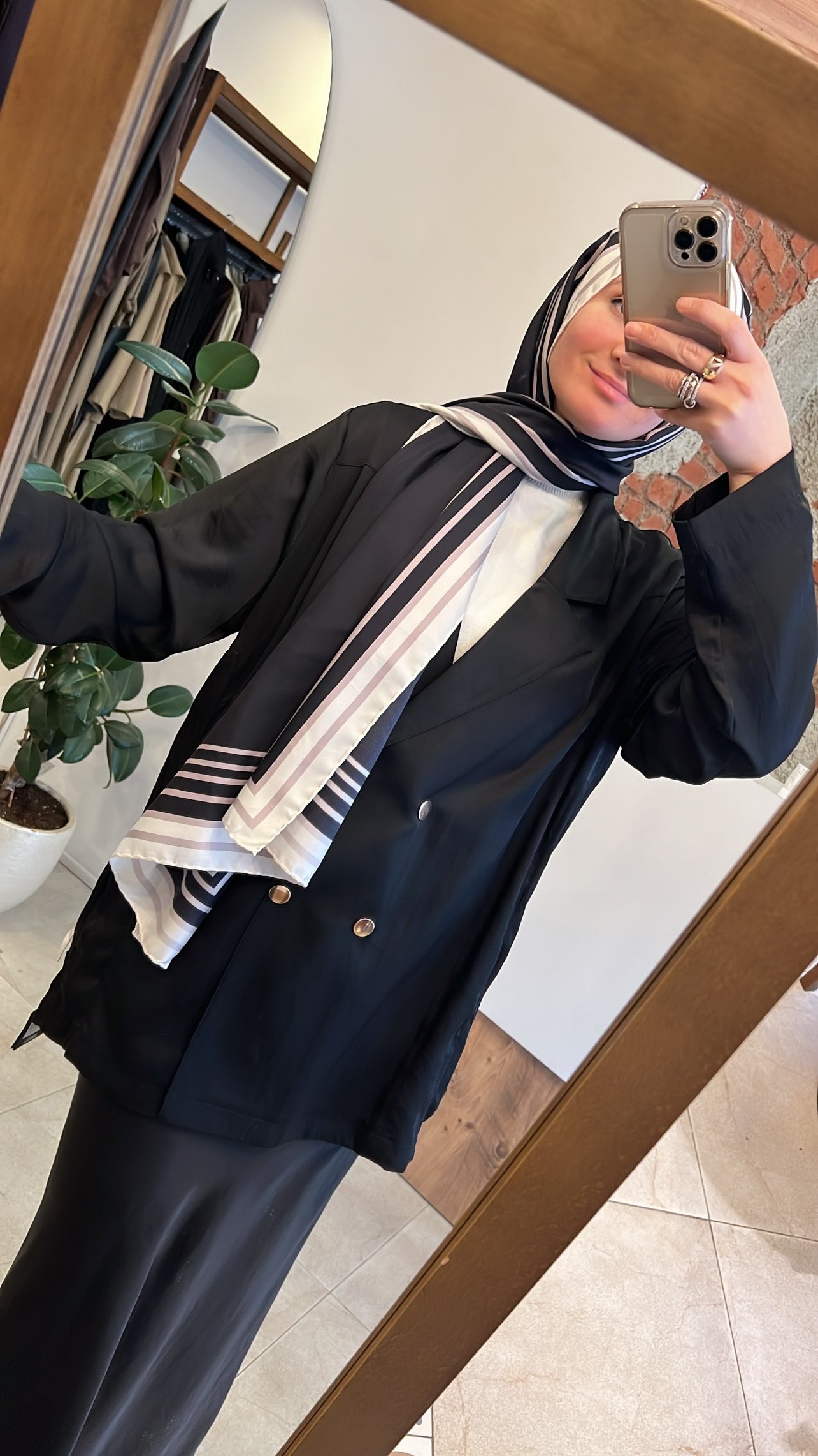 Kruvaze sapphire ceket siyah CEREMONY