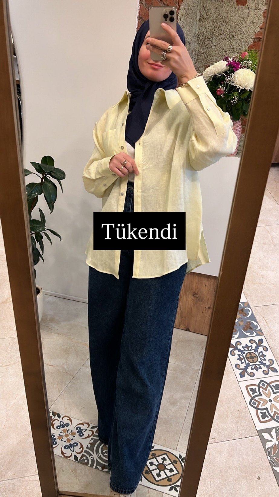 Lidya gömlek sarı QOOQ