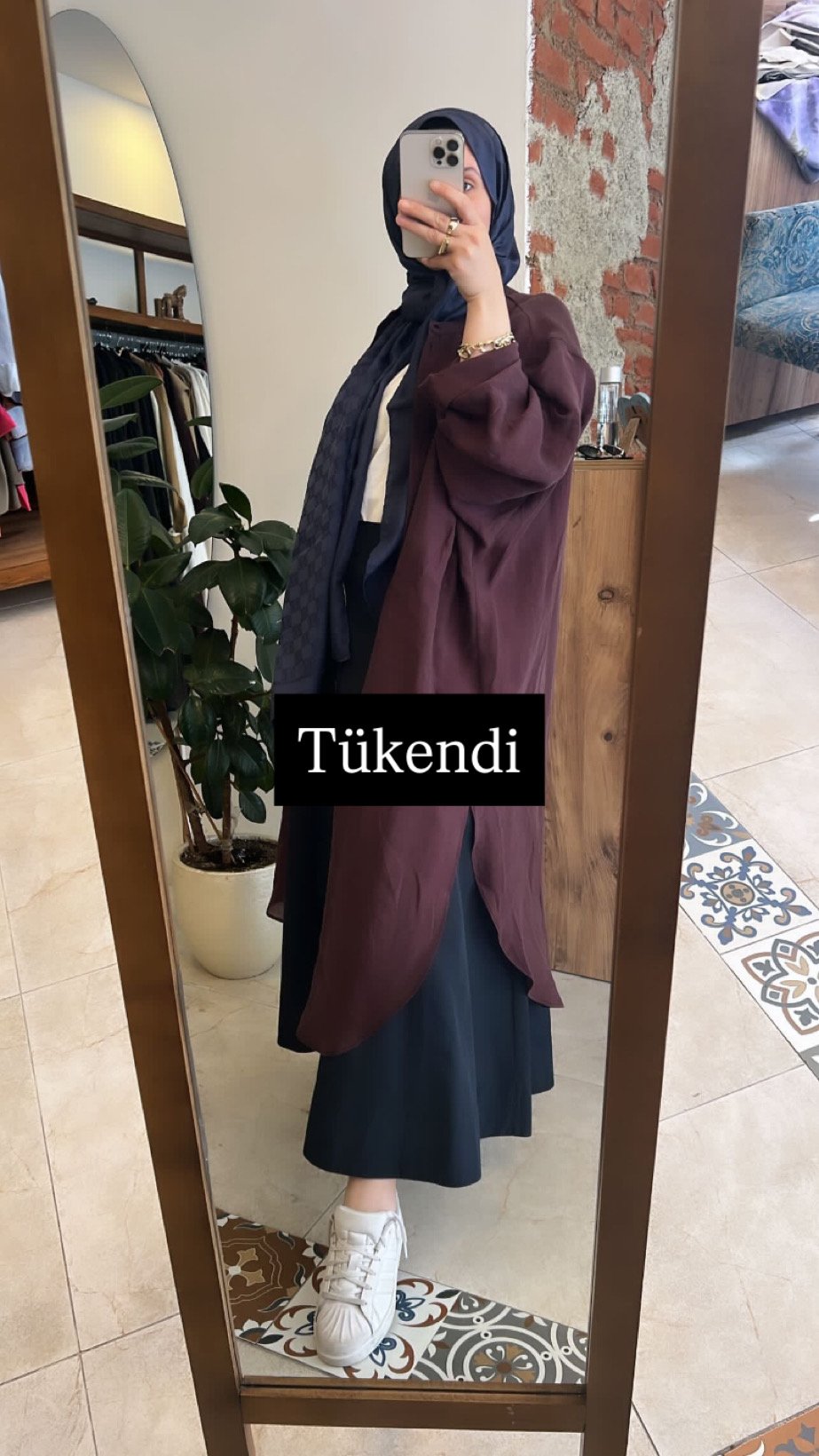 Minerva tunik mürdüm QOOQ