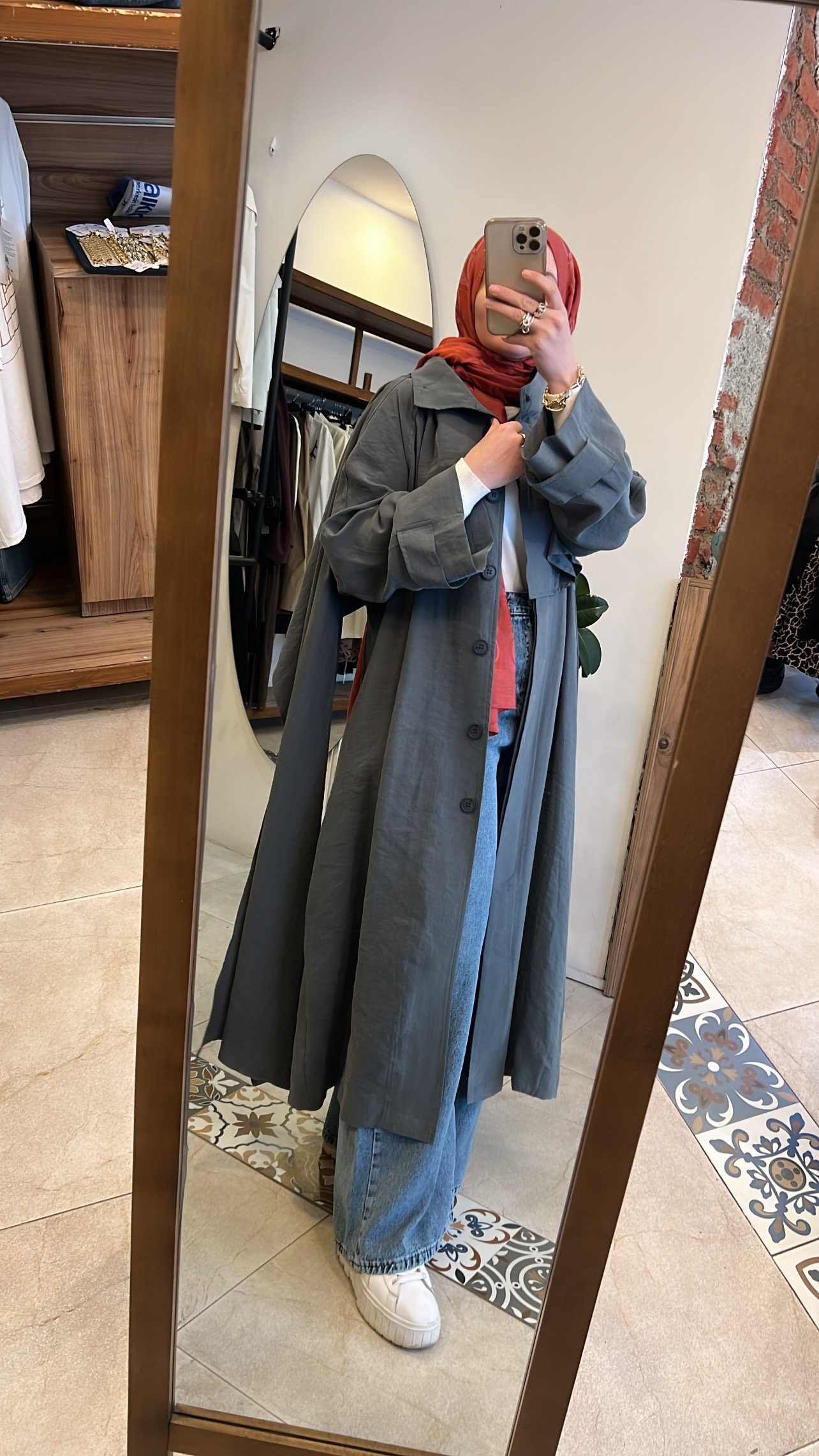 Mist trench petrol QOOQ