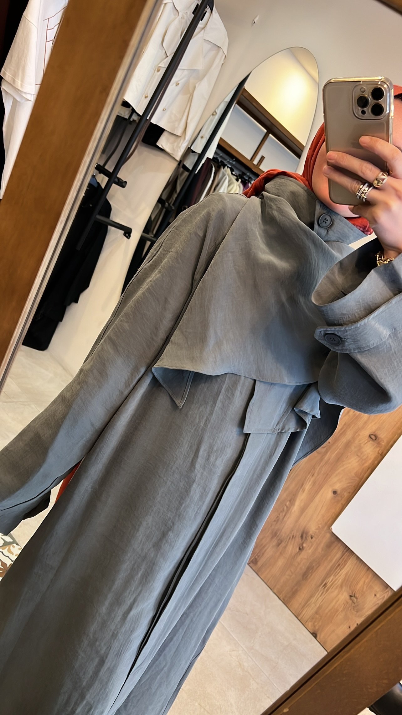 Mist trench petrol QOOQ