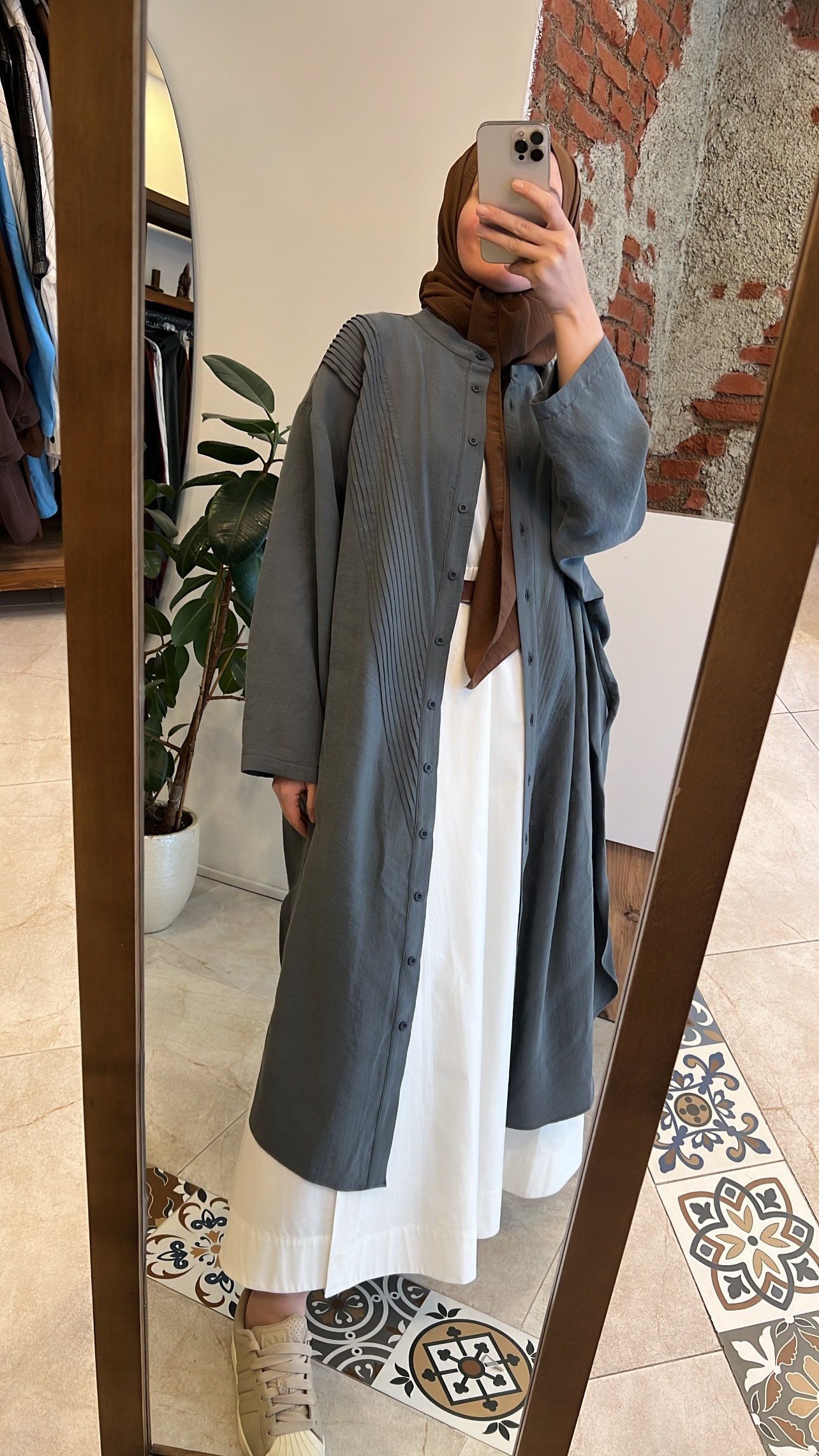 Nerva tunik petrol QOOQ