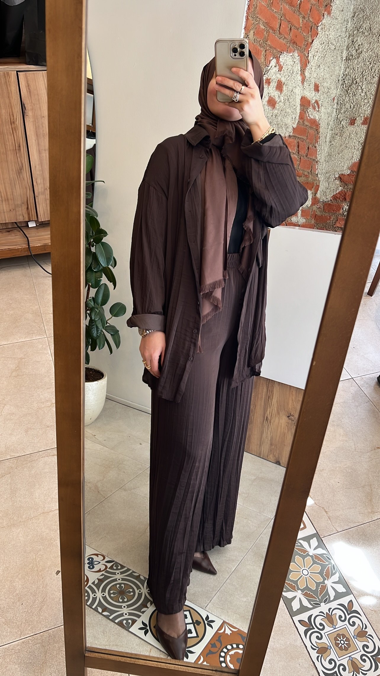 Önden düğmeli iki kat cepli pantolonlu cupra takım CEREMONY