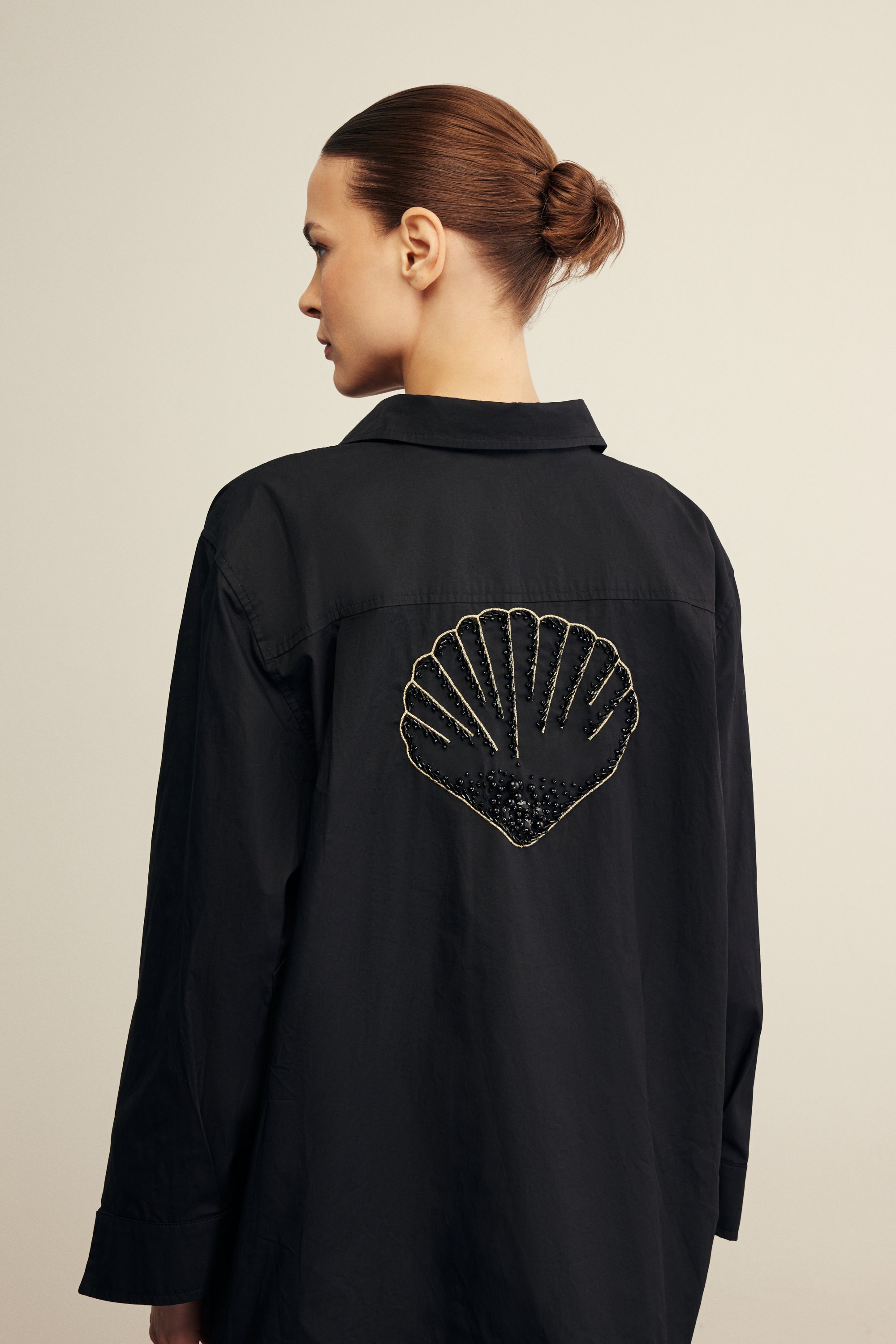 Paula gömlek siyah VENÖVE