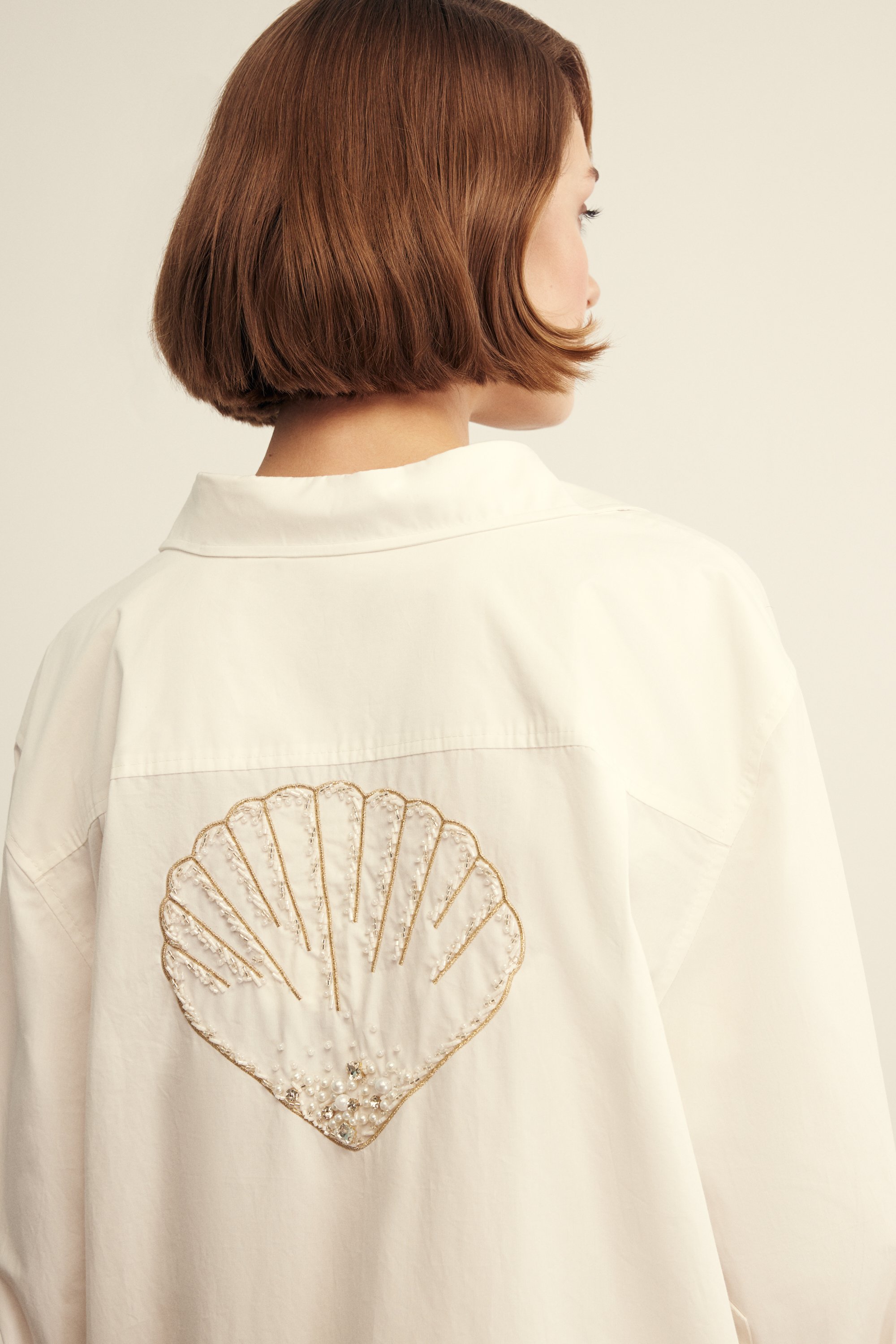 Paula gömlek beyaz VENÖVE