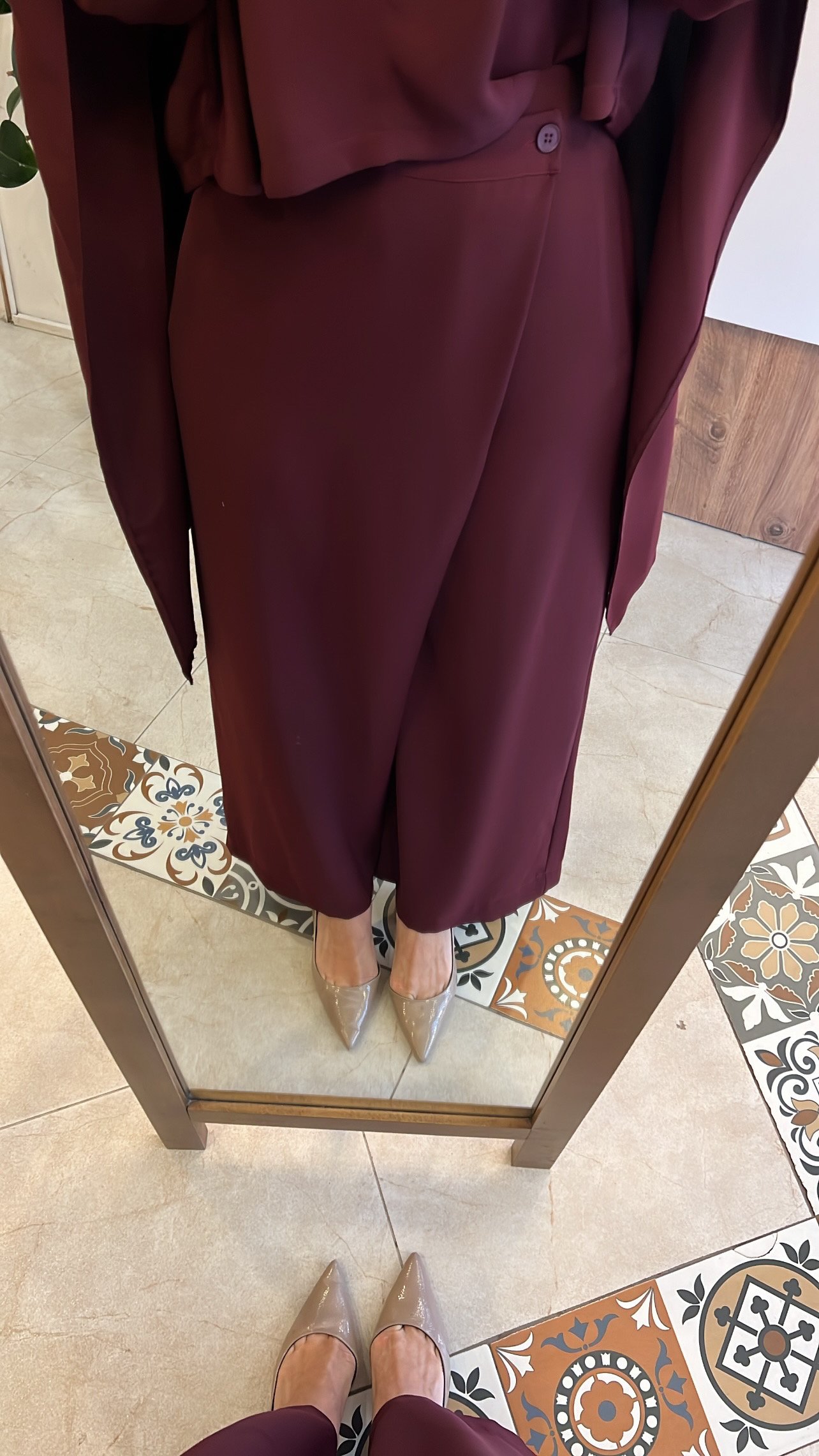 QOOQ Raminot takım bordo