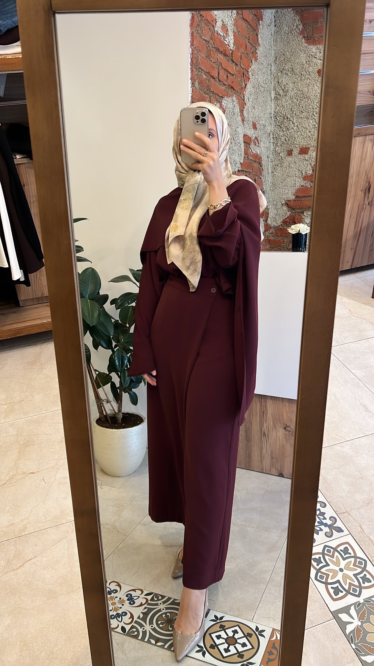 QOOQ Raminot takım bordo