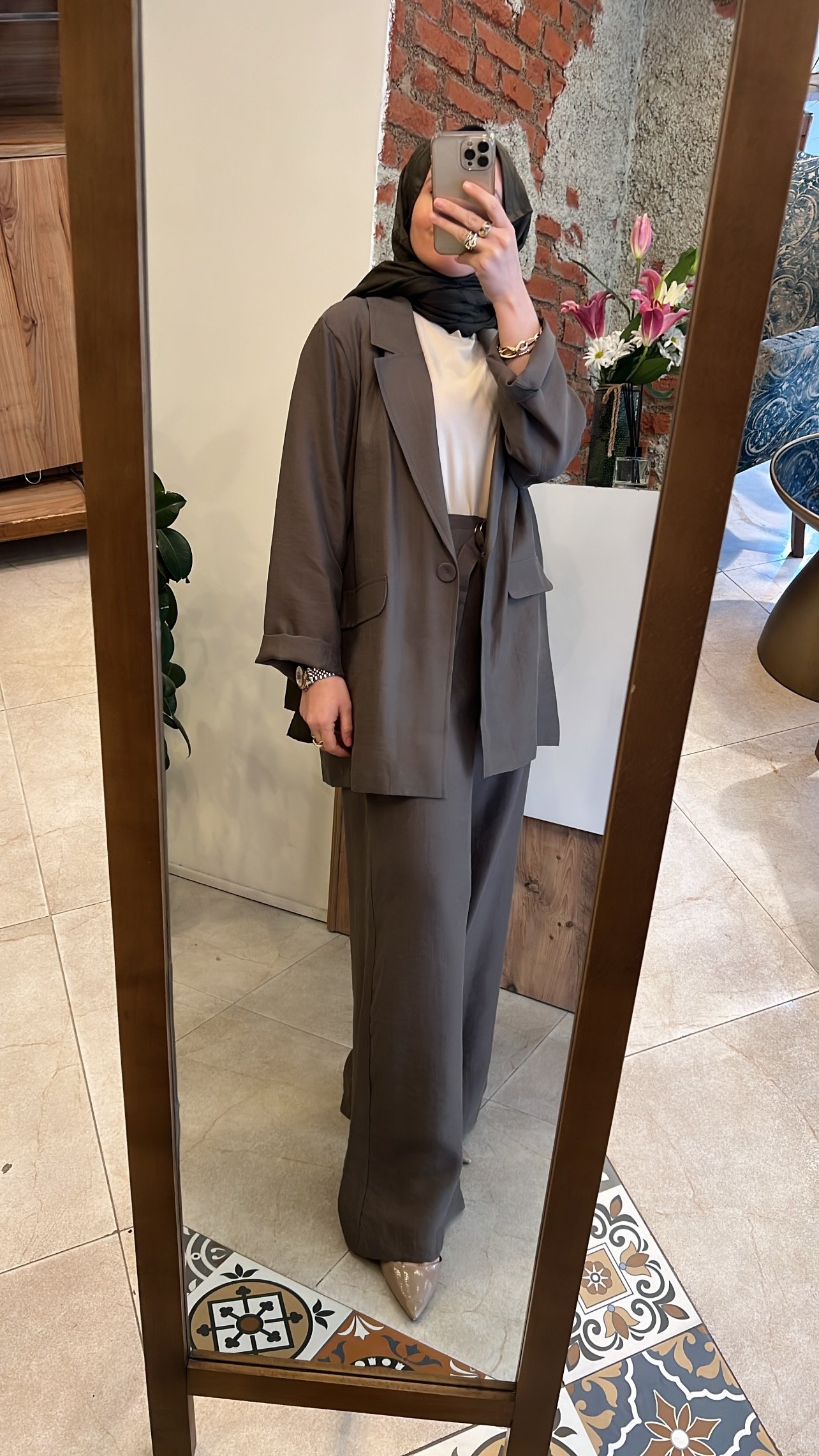 Safari ceket  vizon CEREMONY