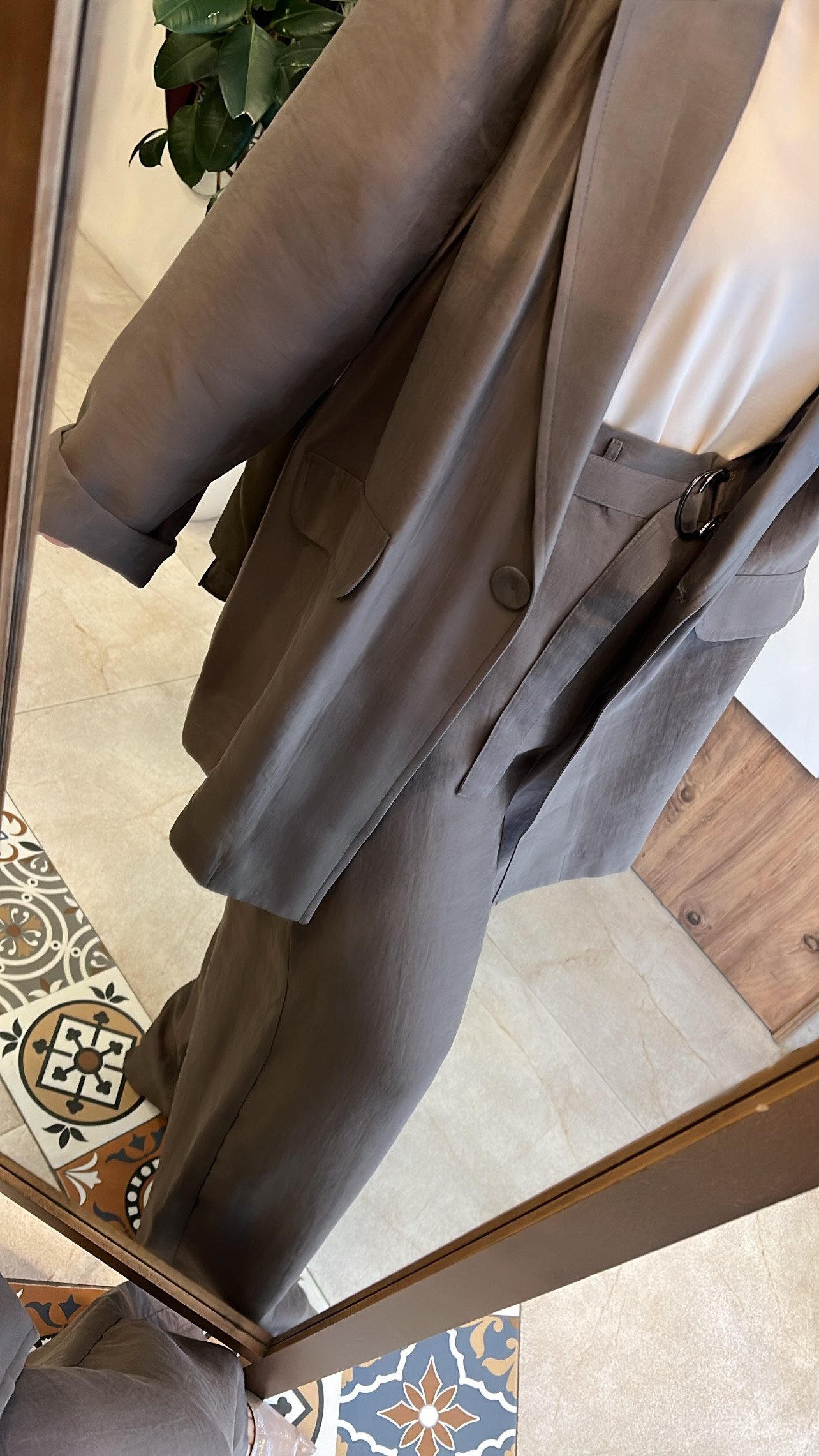 safari pantolon vizon CEREMONY