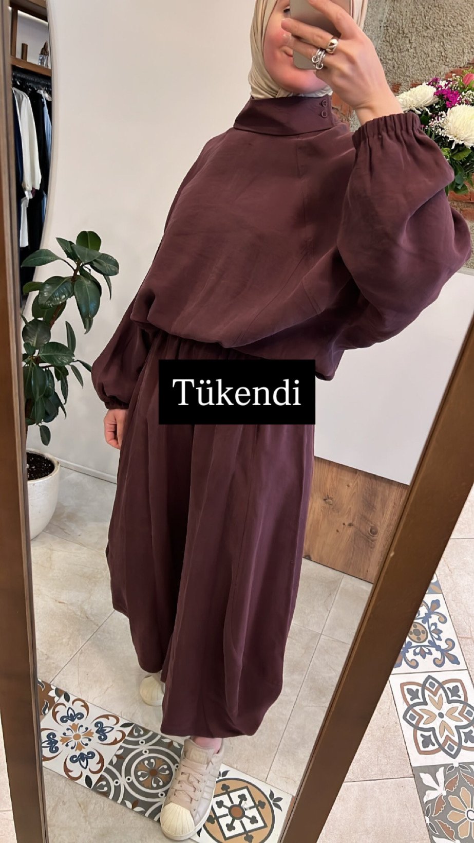 Sasha takım mürdüm QOOQ